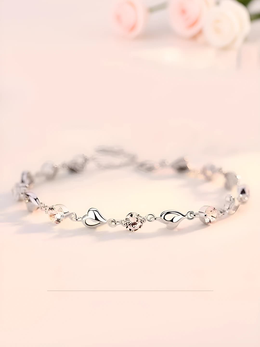 SL200 - White zircon - Heart of the ocean