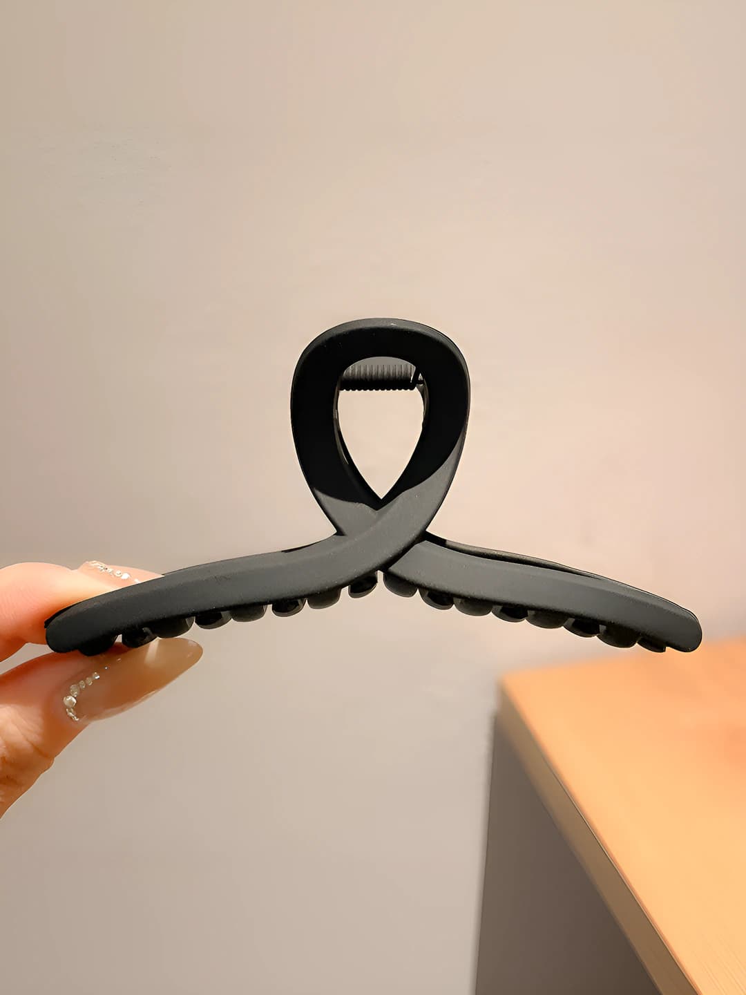7# Black Y-shaped clip 11cm