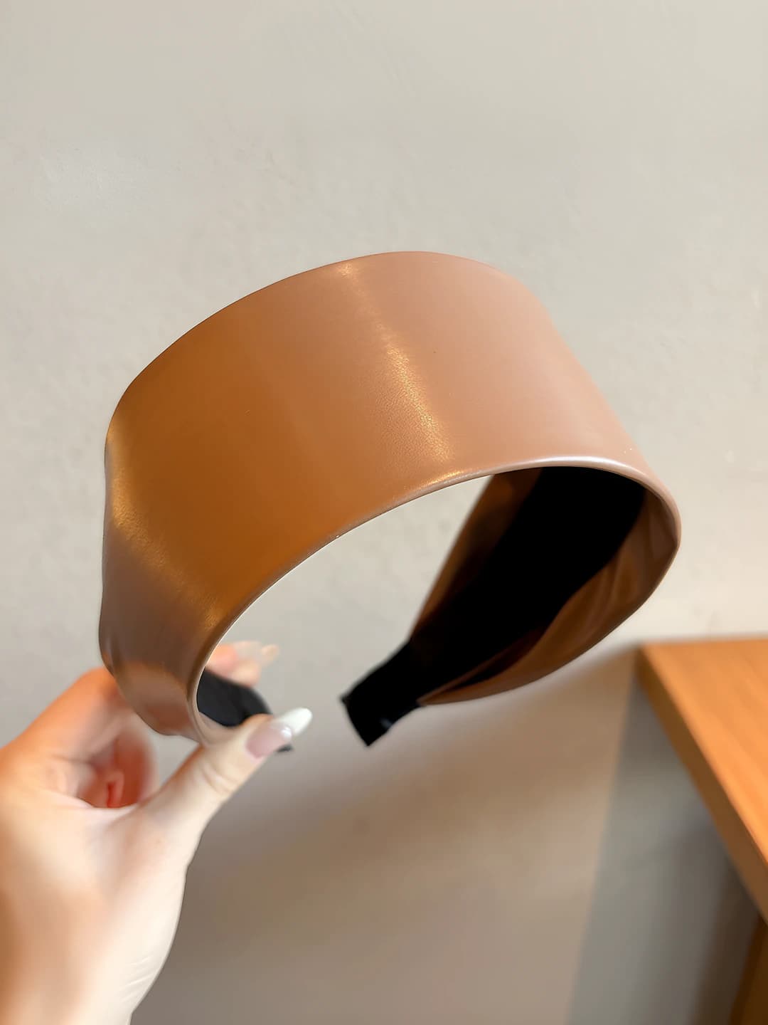2# Coffee leather - 6.5 cm