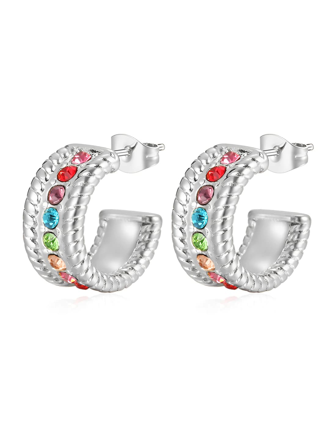 Steel with diamonds, Colored