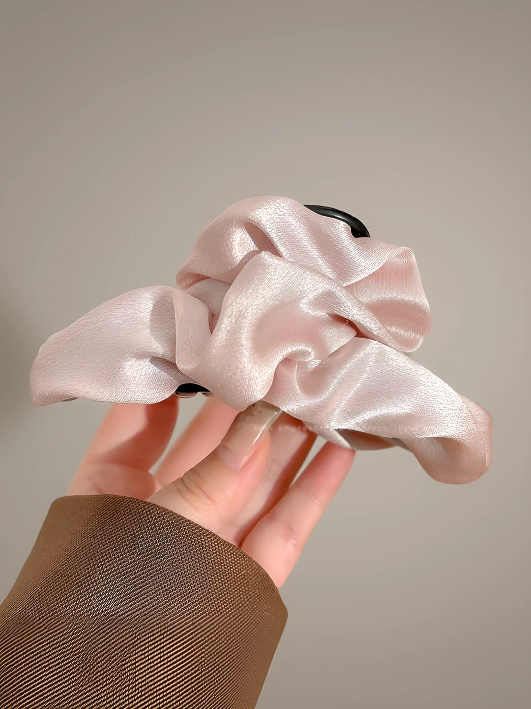 2# Лавандово-розовый складчатый облако зажим 13cm