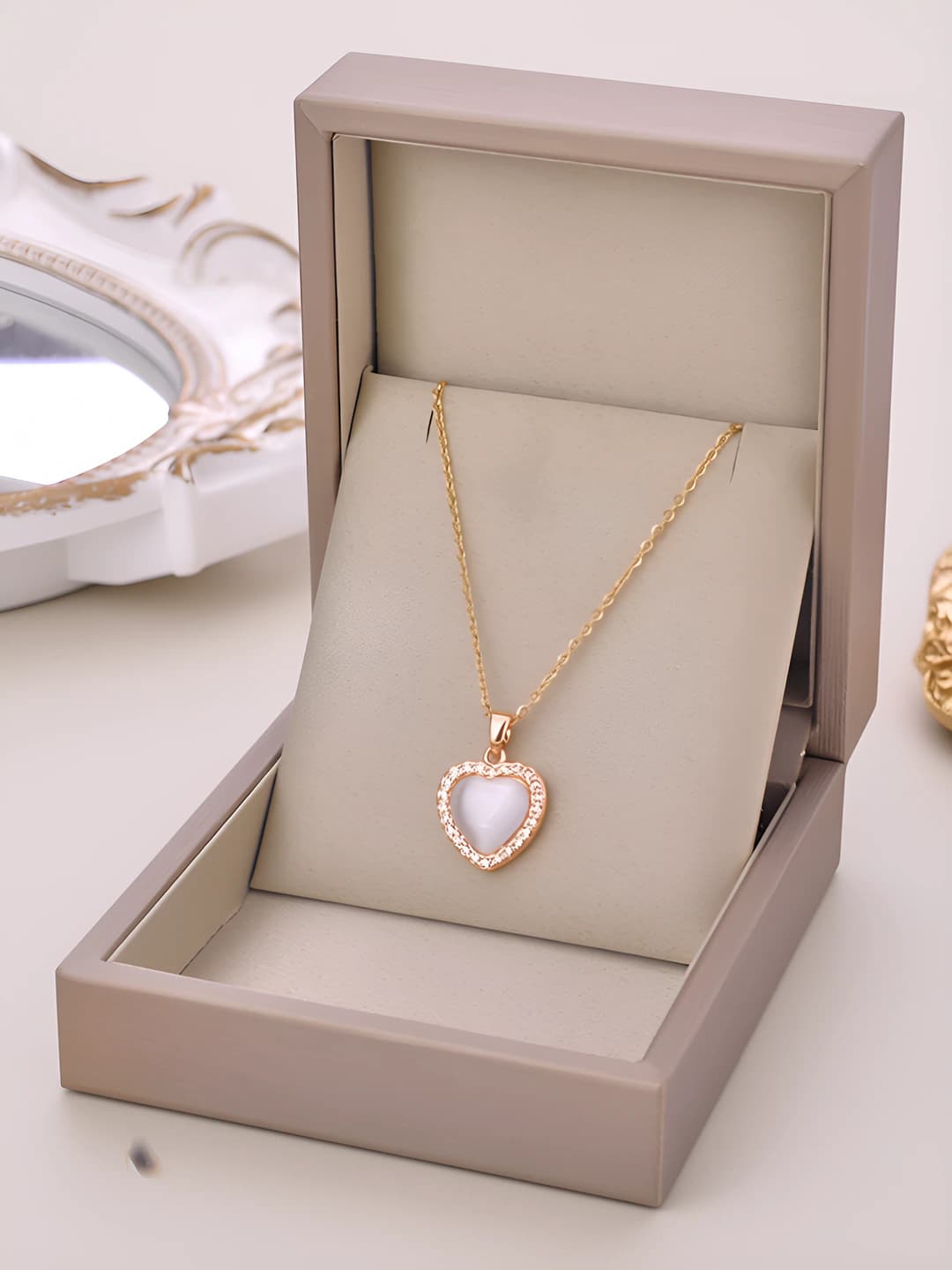 9068-Heart, rose gold