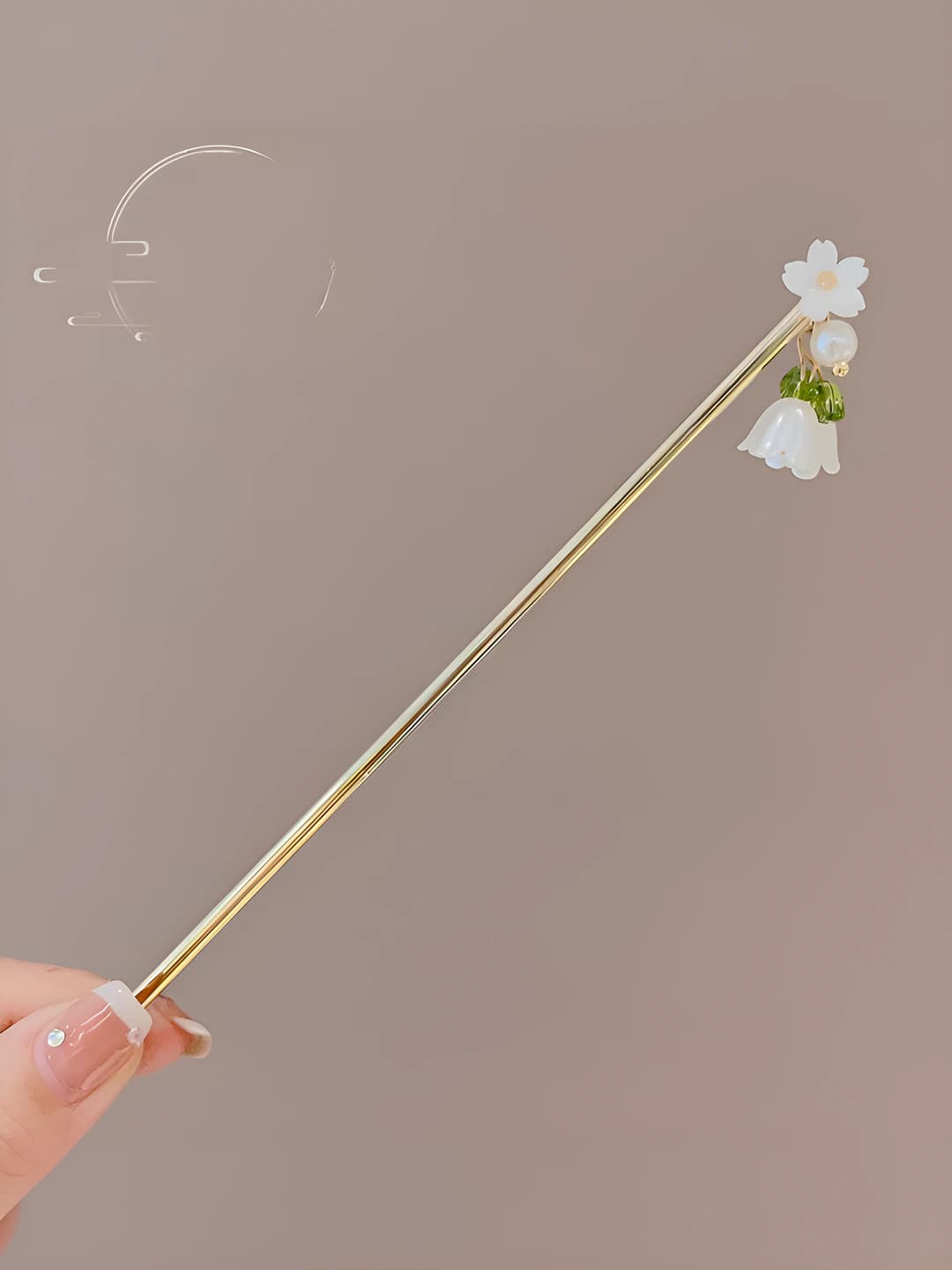 Gold hairpin