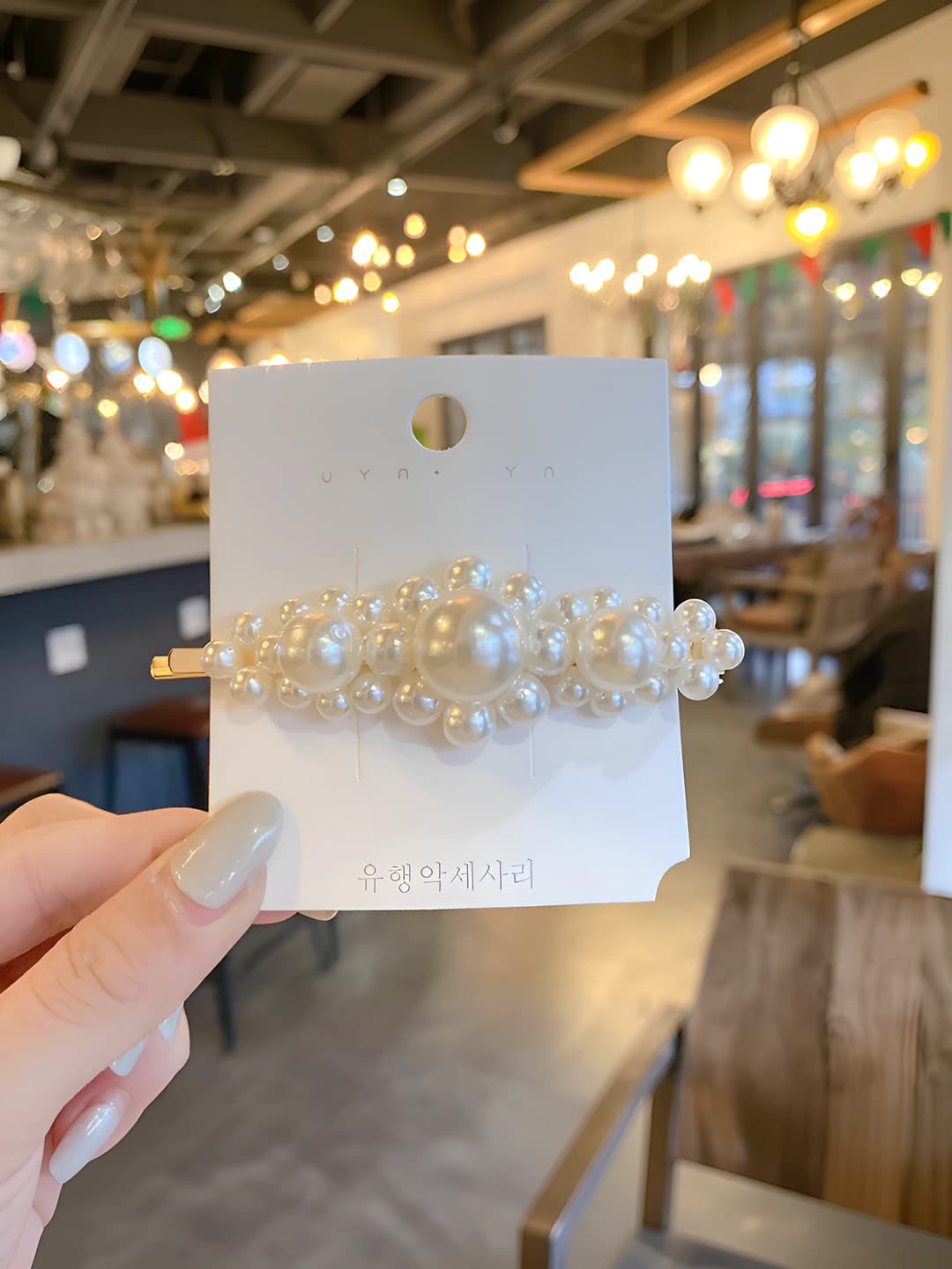 40# Variant A, gold, large, 3 pearls