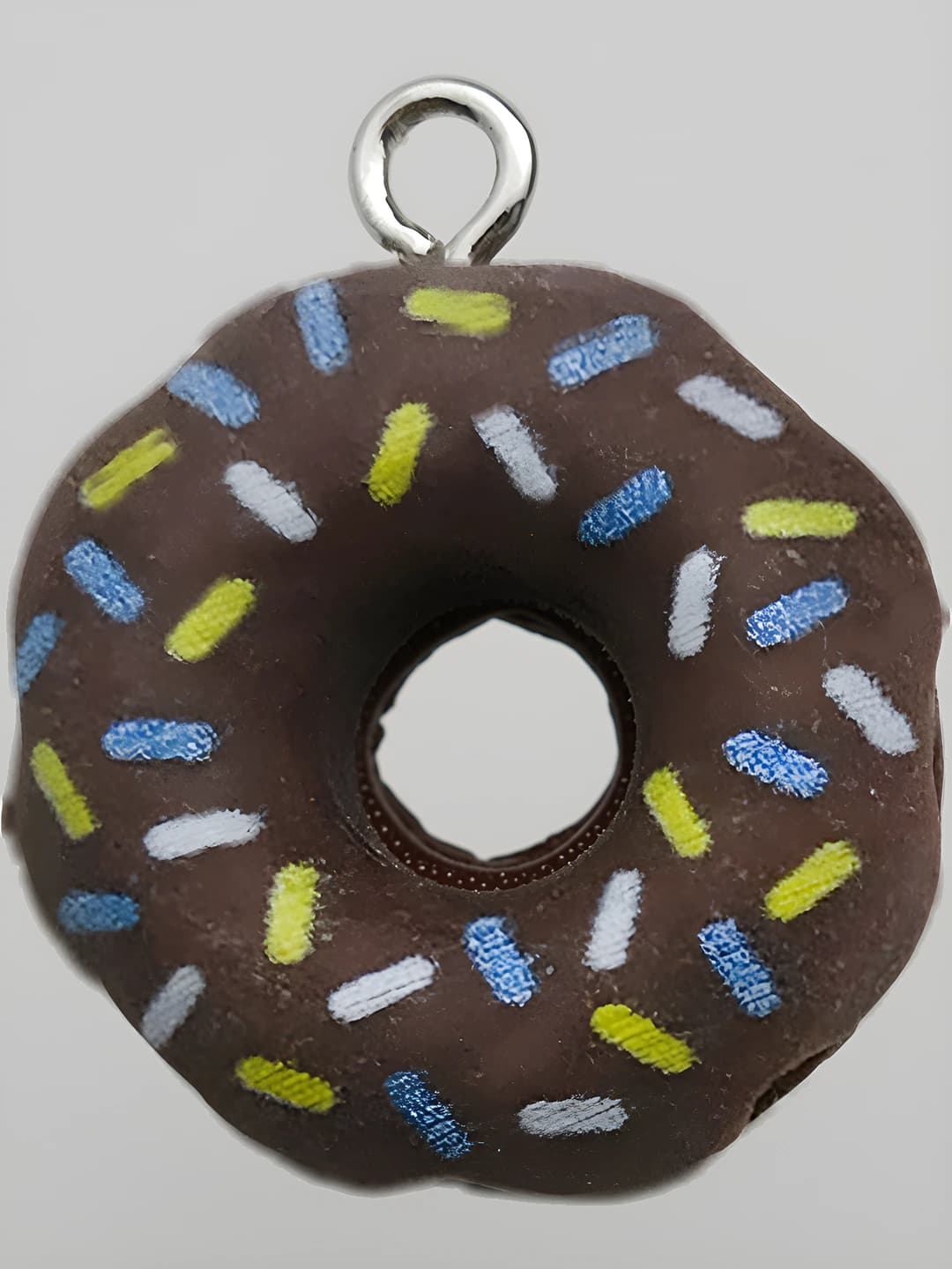 1 ta kulrang shisha donut 18x21mm 1.6g