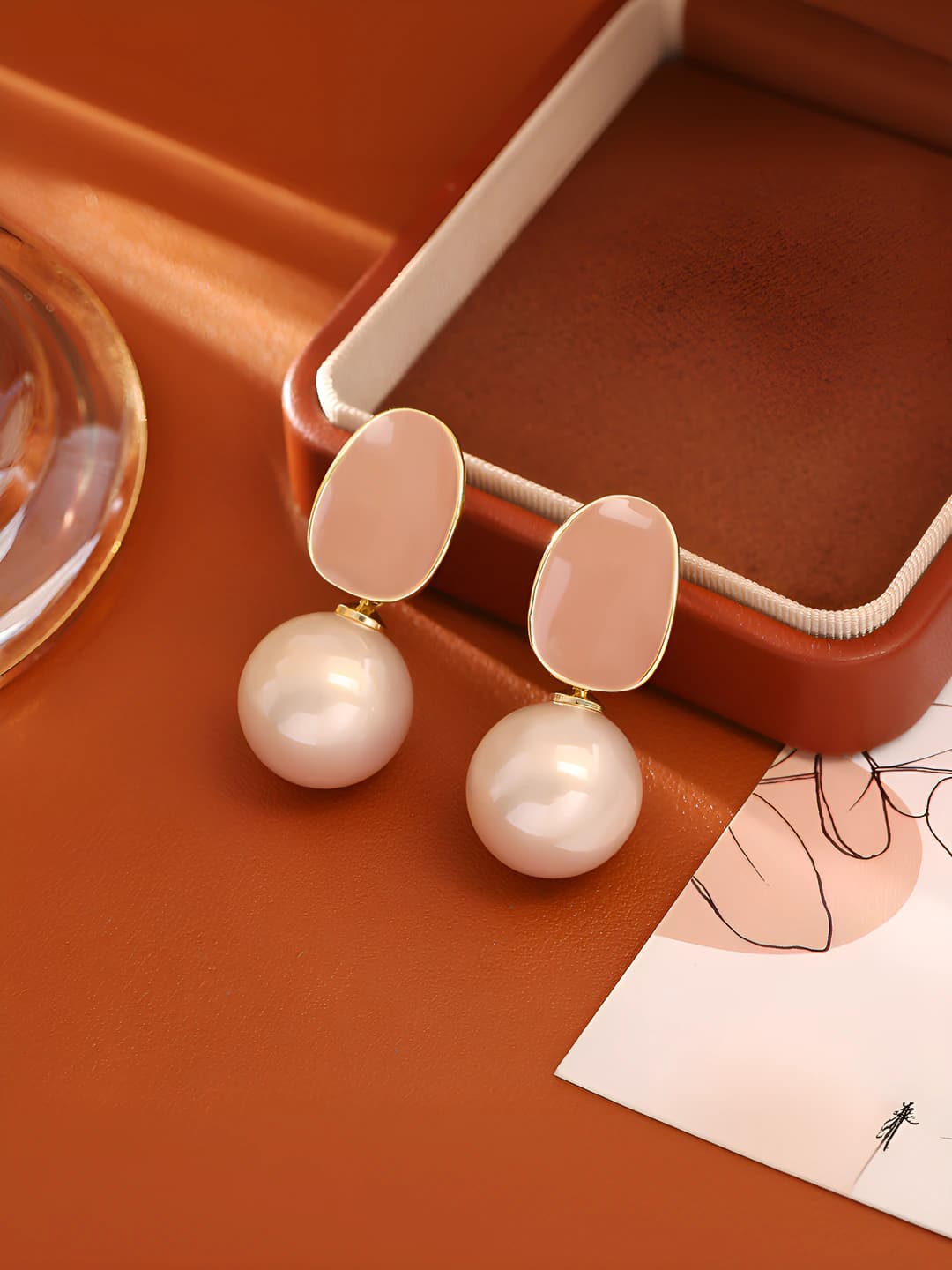 Apricot Studs (S925 Silver)
