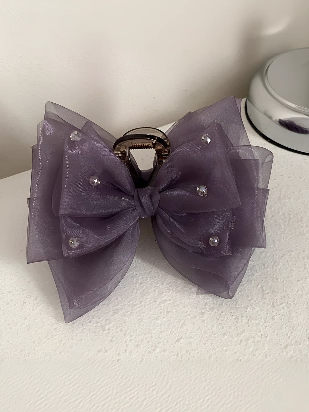 Purple with rhinestones