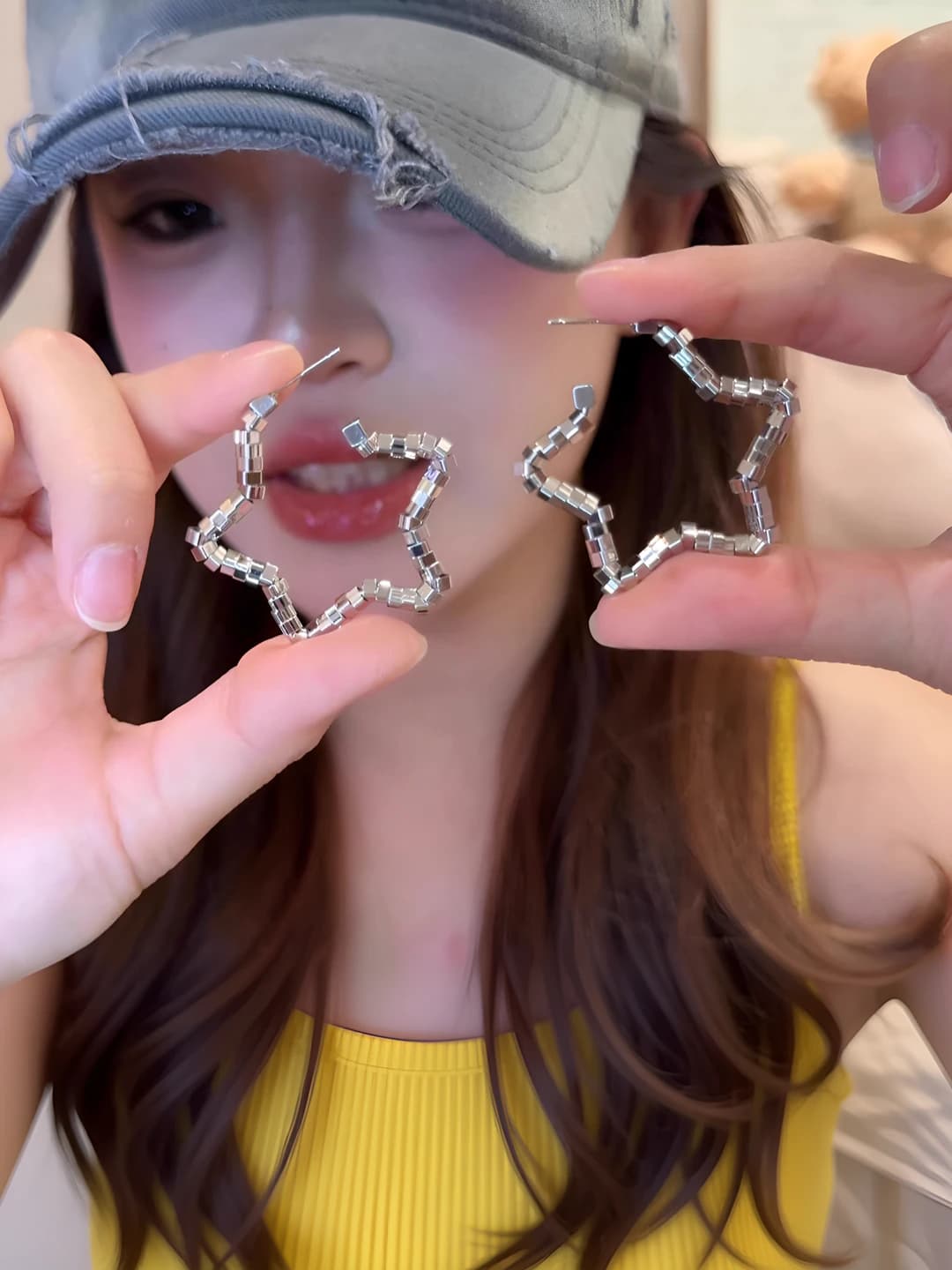 1# silver five-pointed star