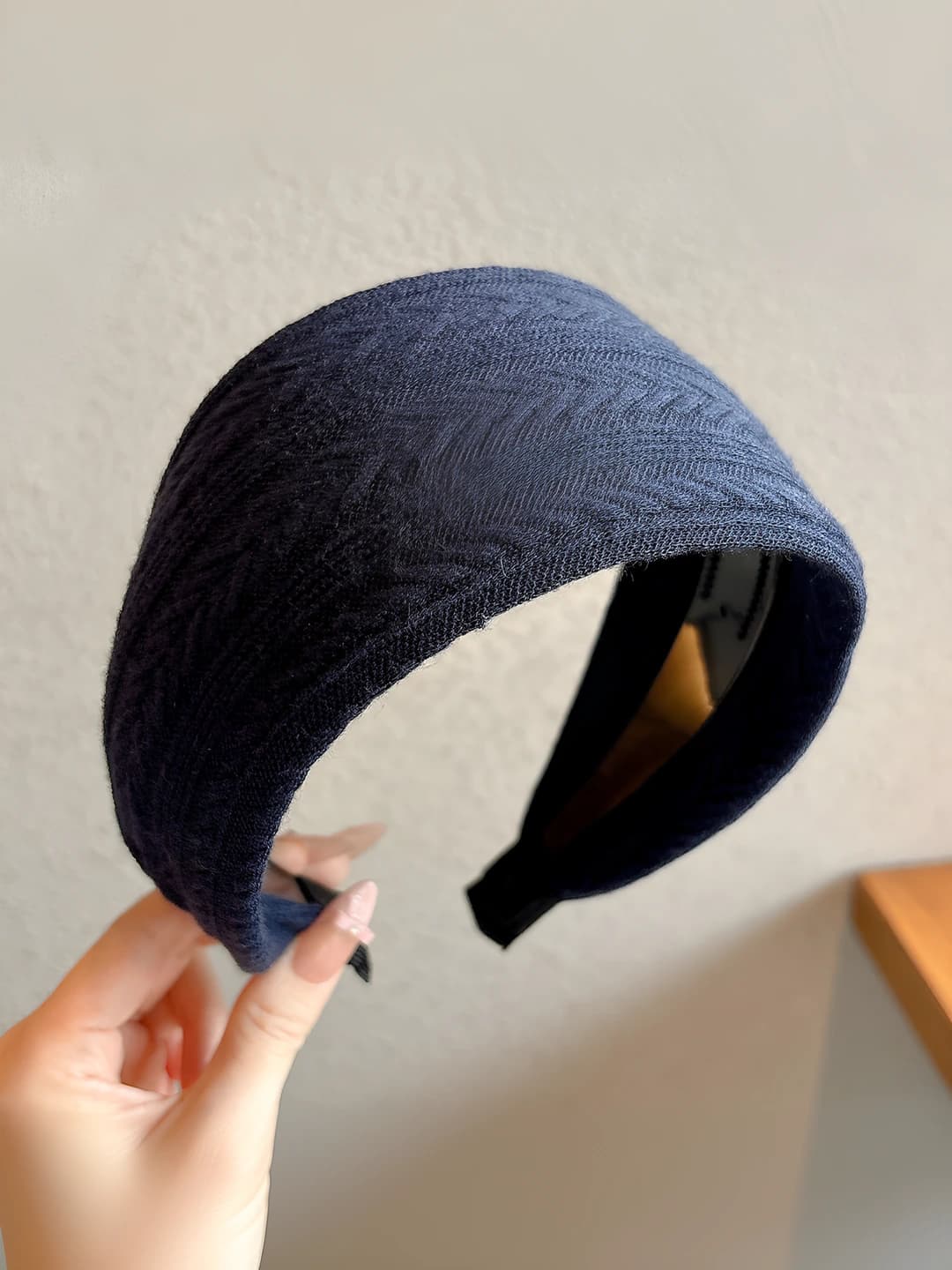 Buğday doni katak - to'q ko'k (keng 7 sm, asos 2.5 sm)