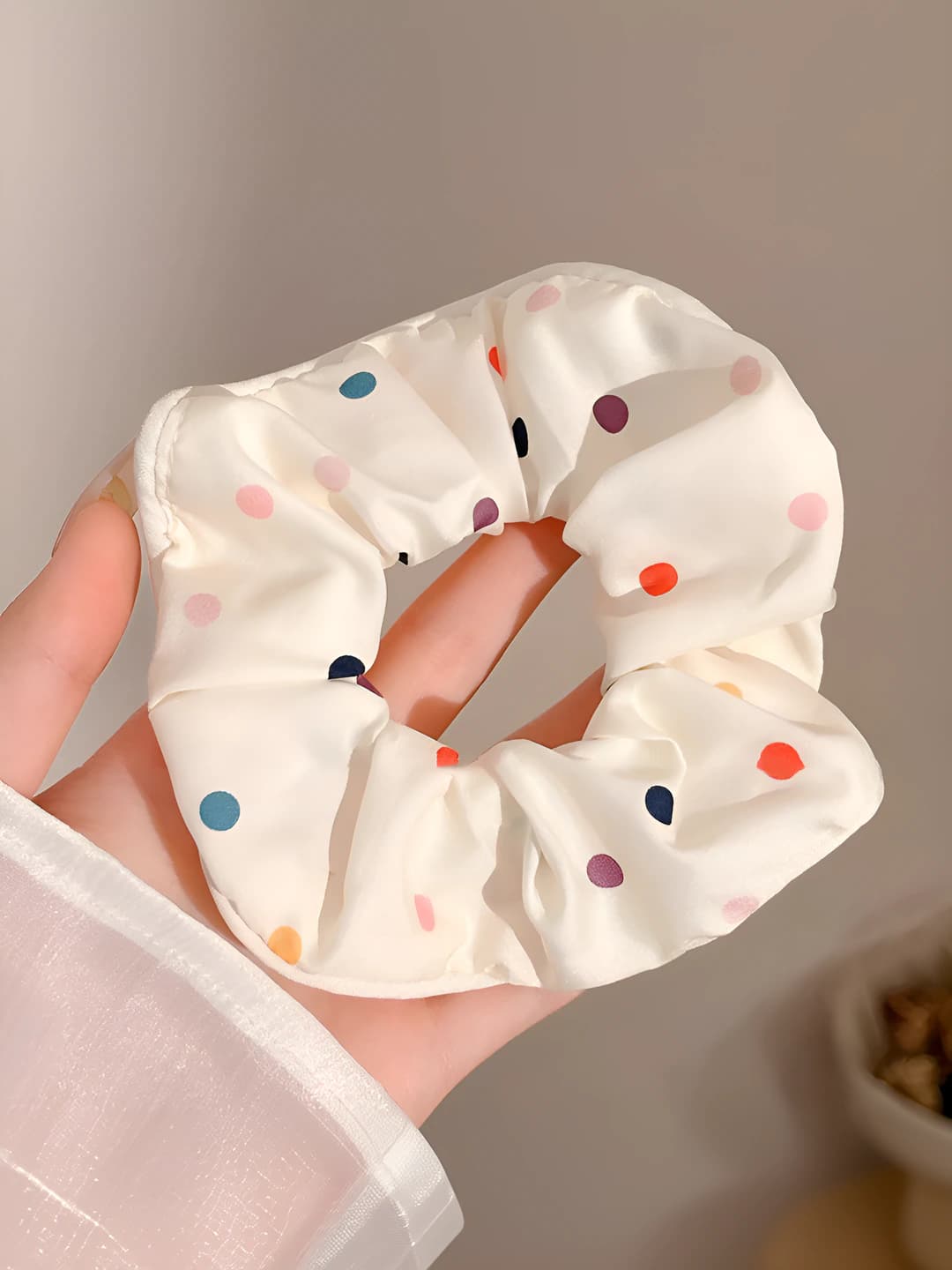 3# Multicolour polka dot - ~11 cm