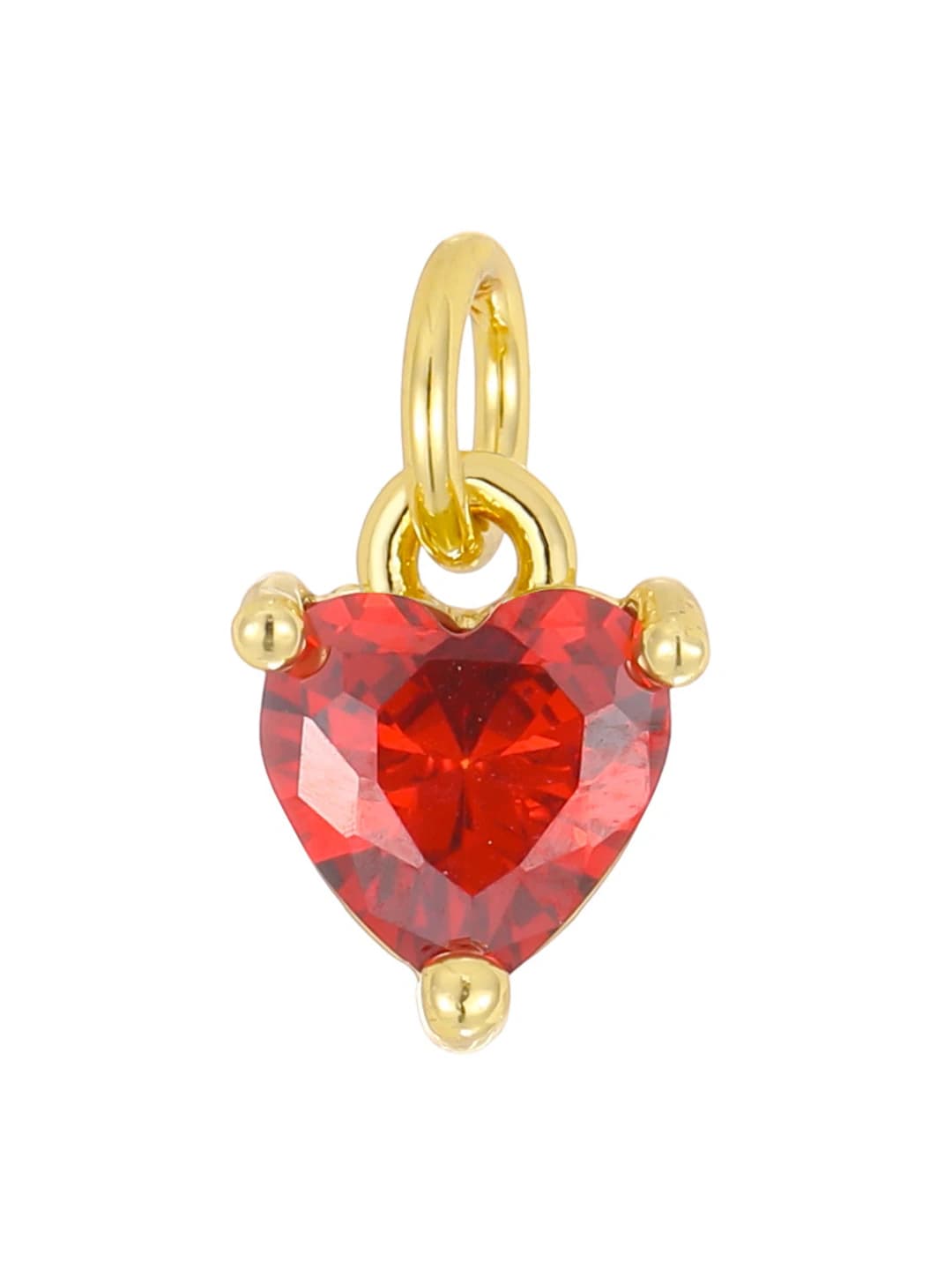 Gold, garnet (1 pendant)