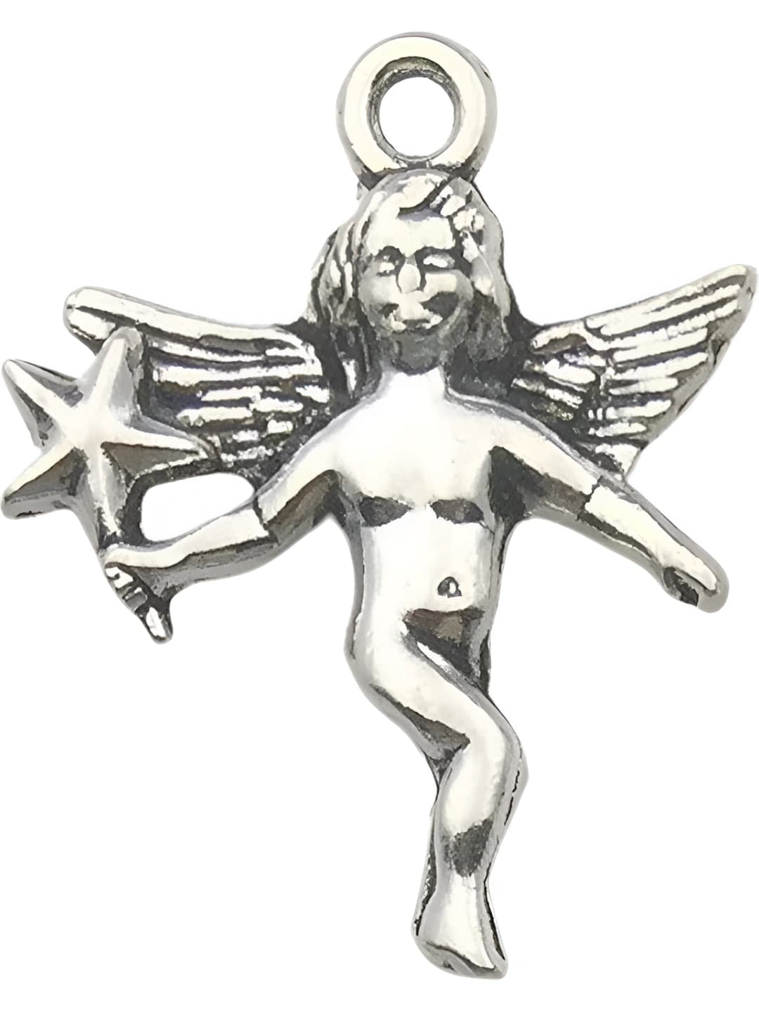 1 ta yulduz tutgan farishta, 19x24mm, 1.7g