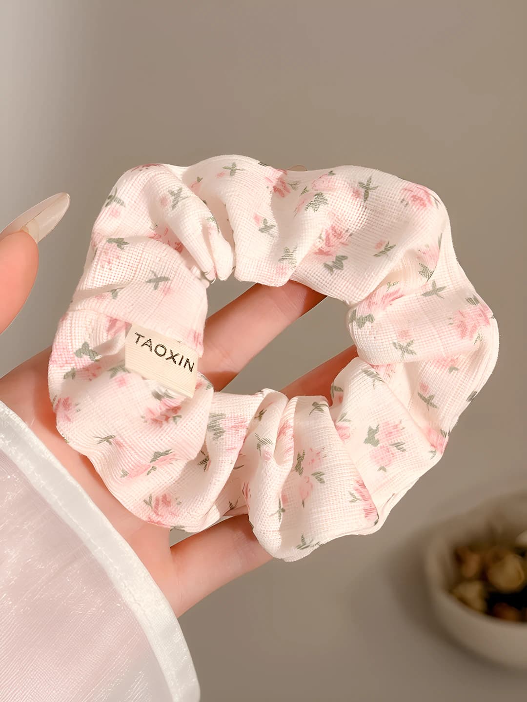 Розовый, цветочный, 11 см