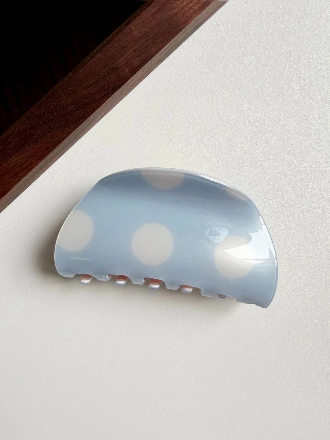 Blue semicircle