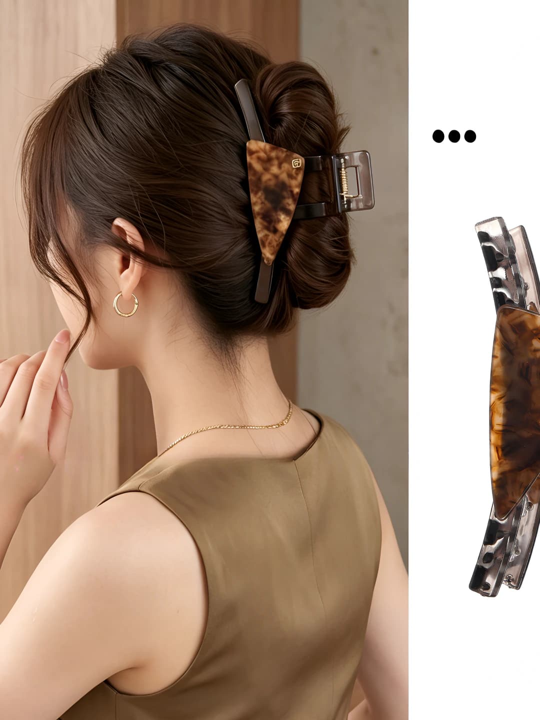 1 Floral brown - 12.5 cm