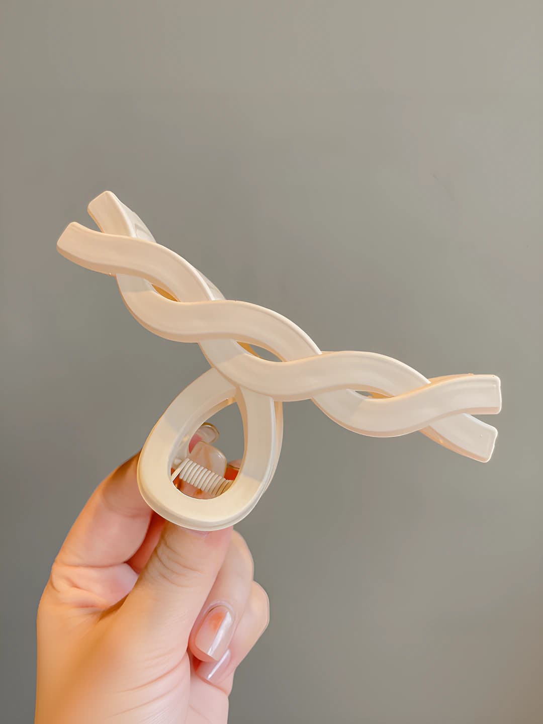 8# Бежевый-косичка 11cm