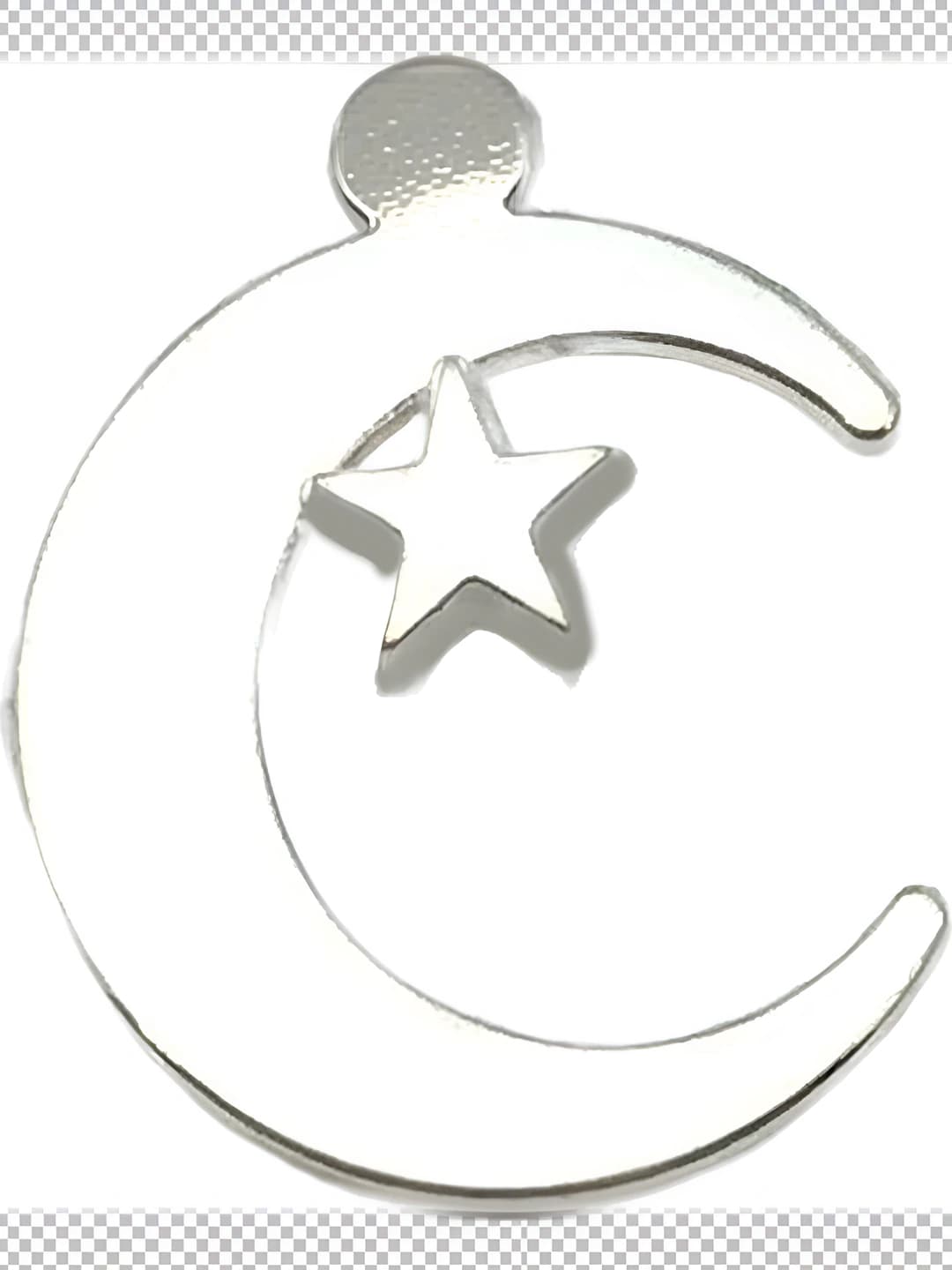 1 шт звезда луна 20x16mm-1.1g-20842