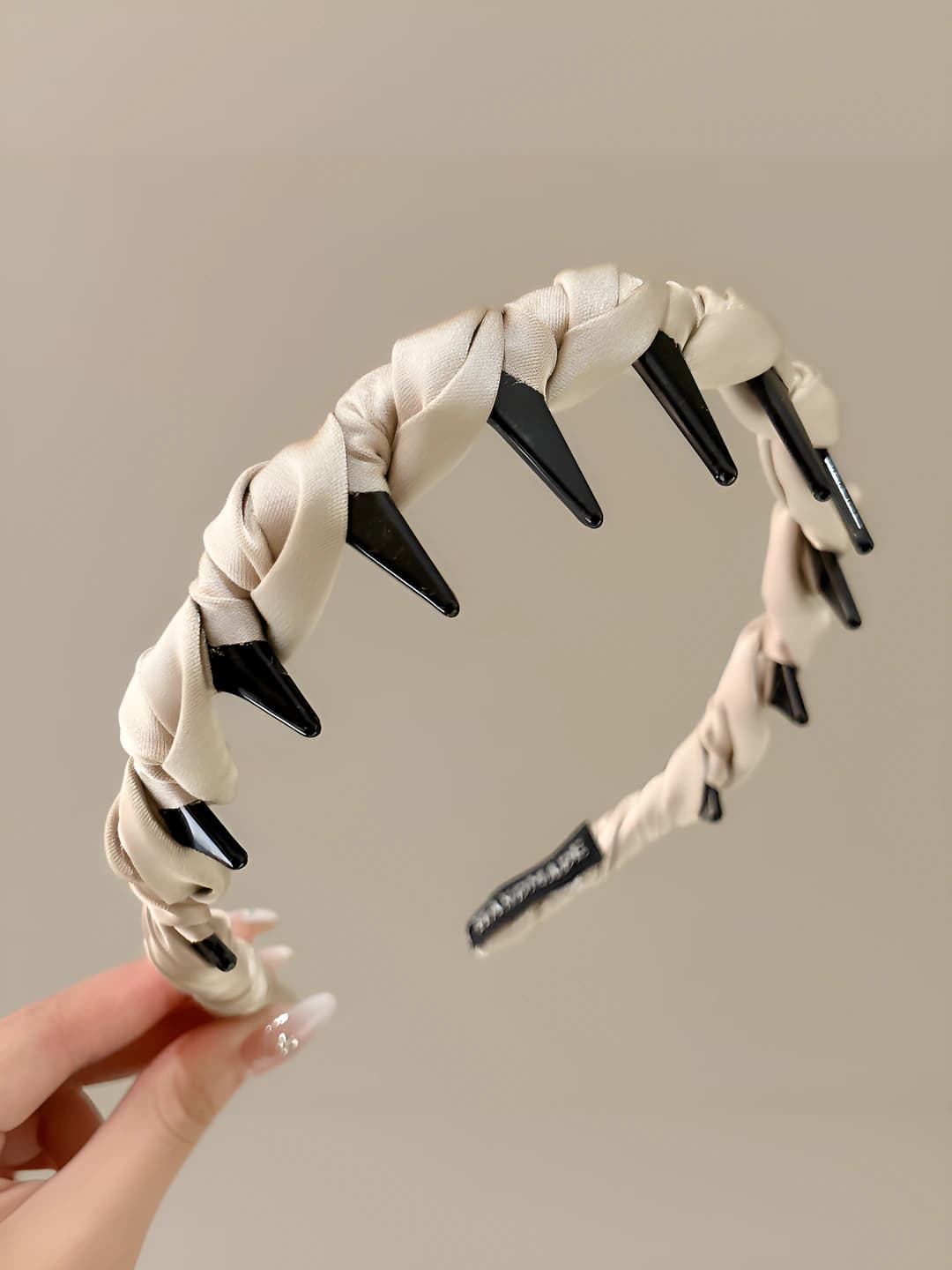 Off-white satin