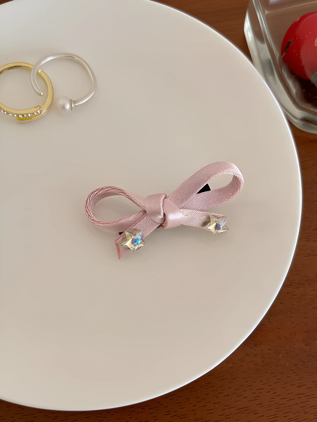 Pink bow