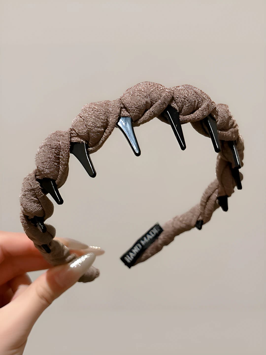 Coffee twisted headband