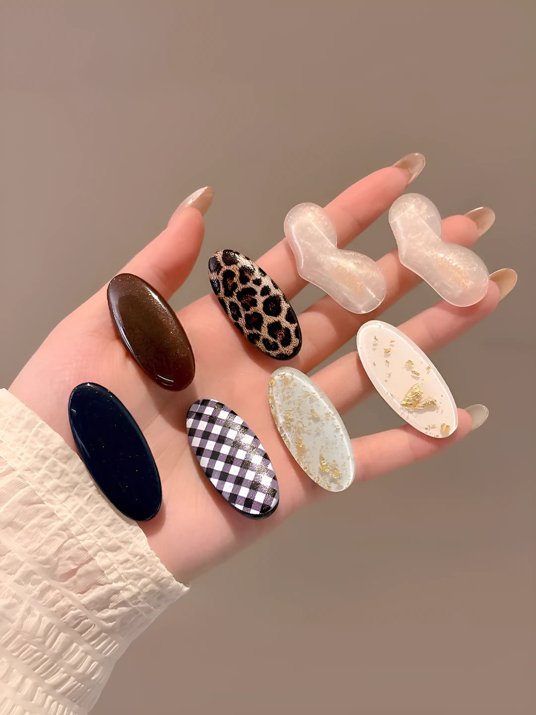 13# Oval heart 8 pcs