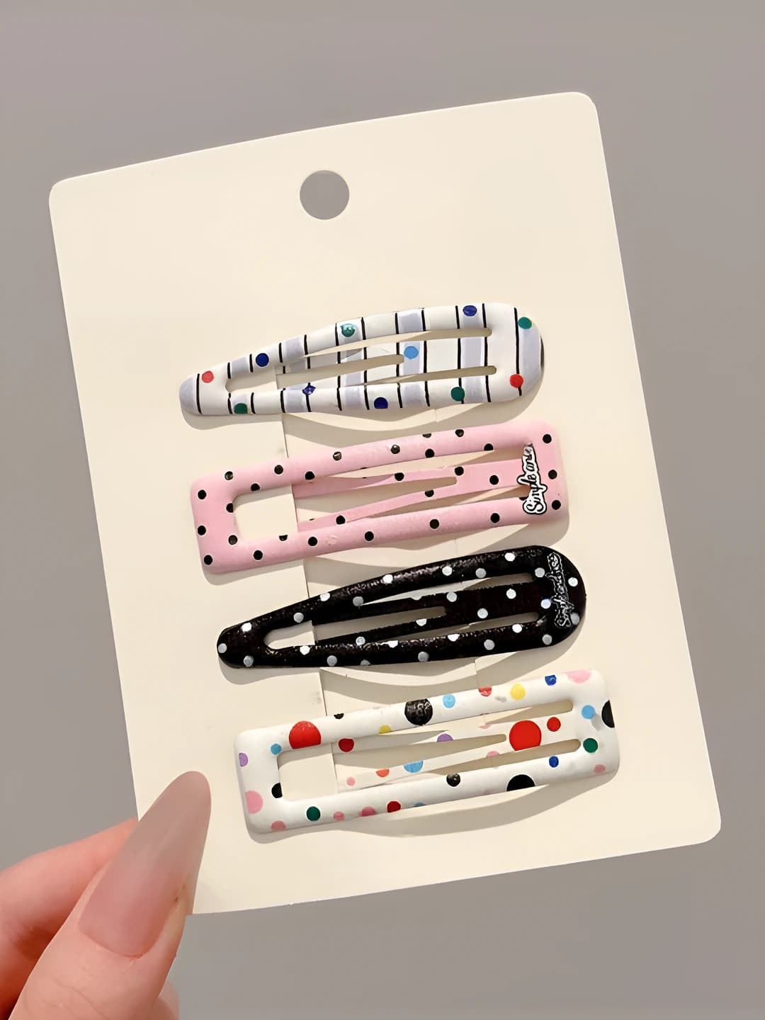 4# Black 4 pcs - 6 cm