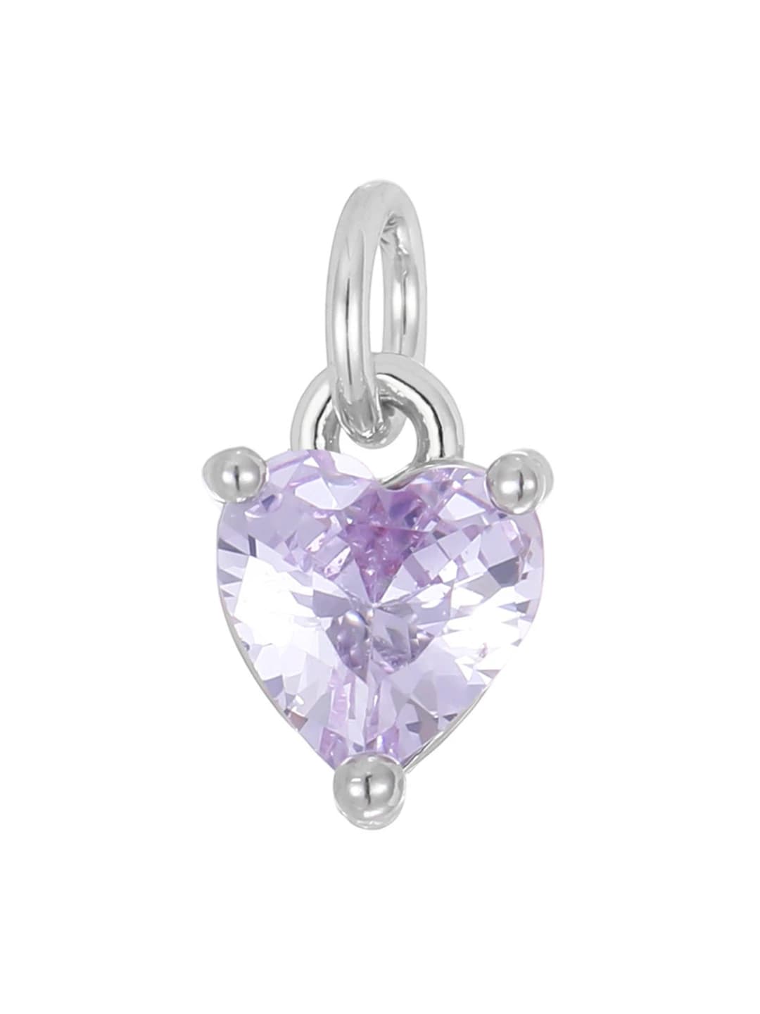 Silver-light purple (single pendant)