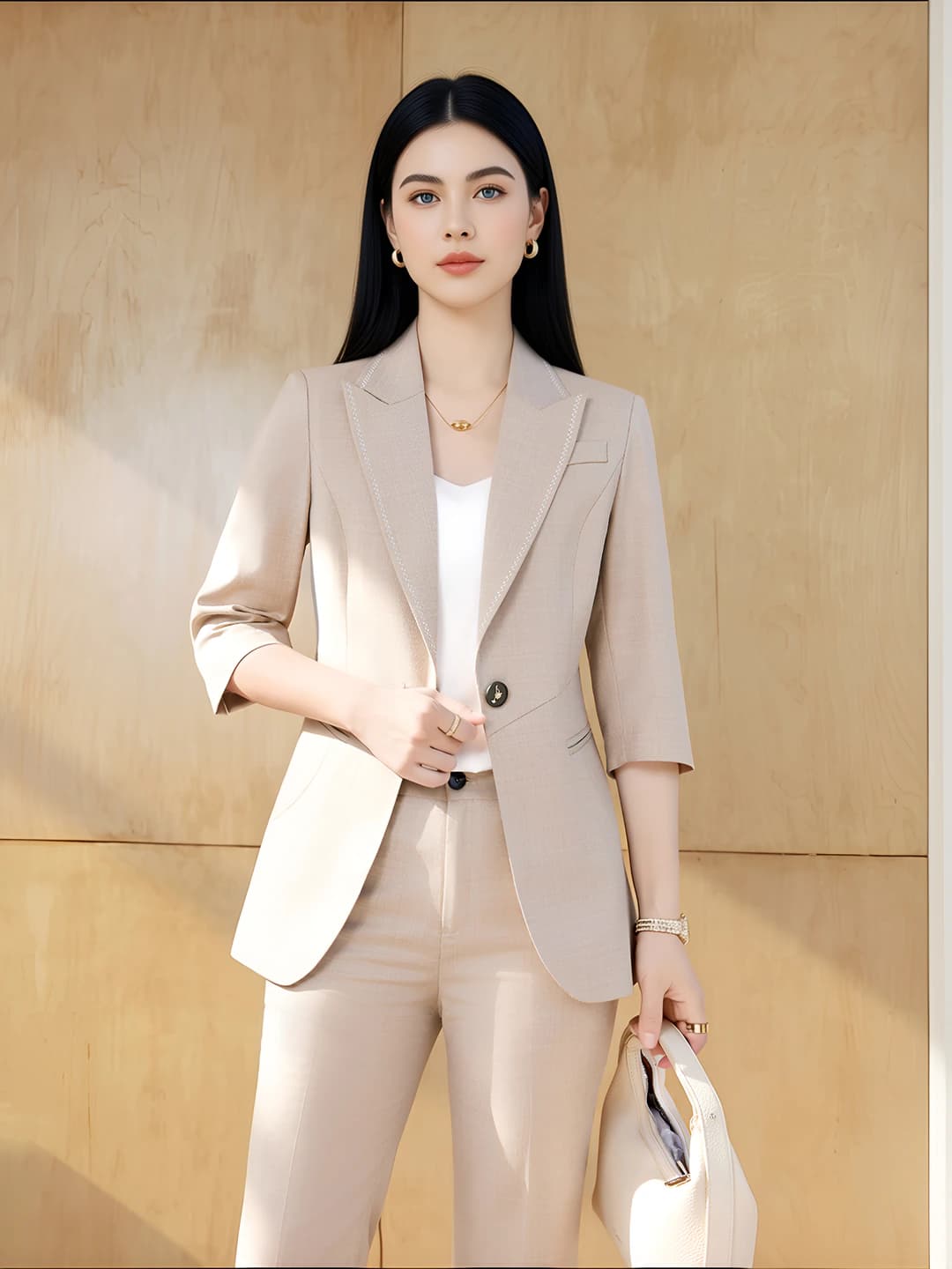 Khaki blazer