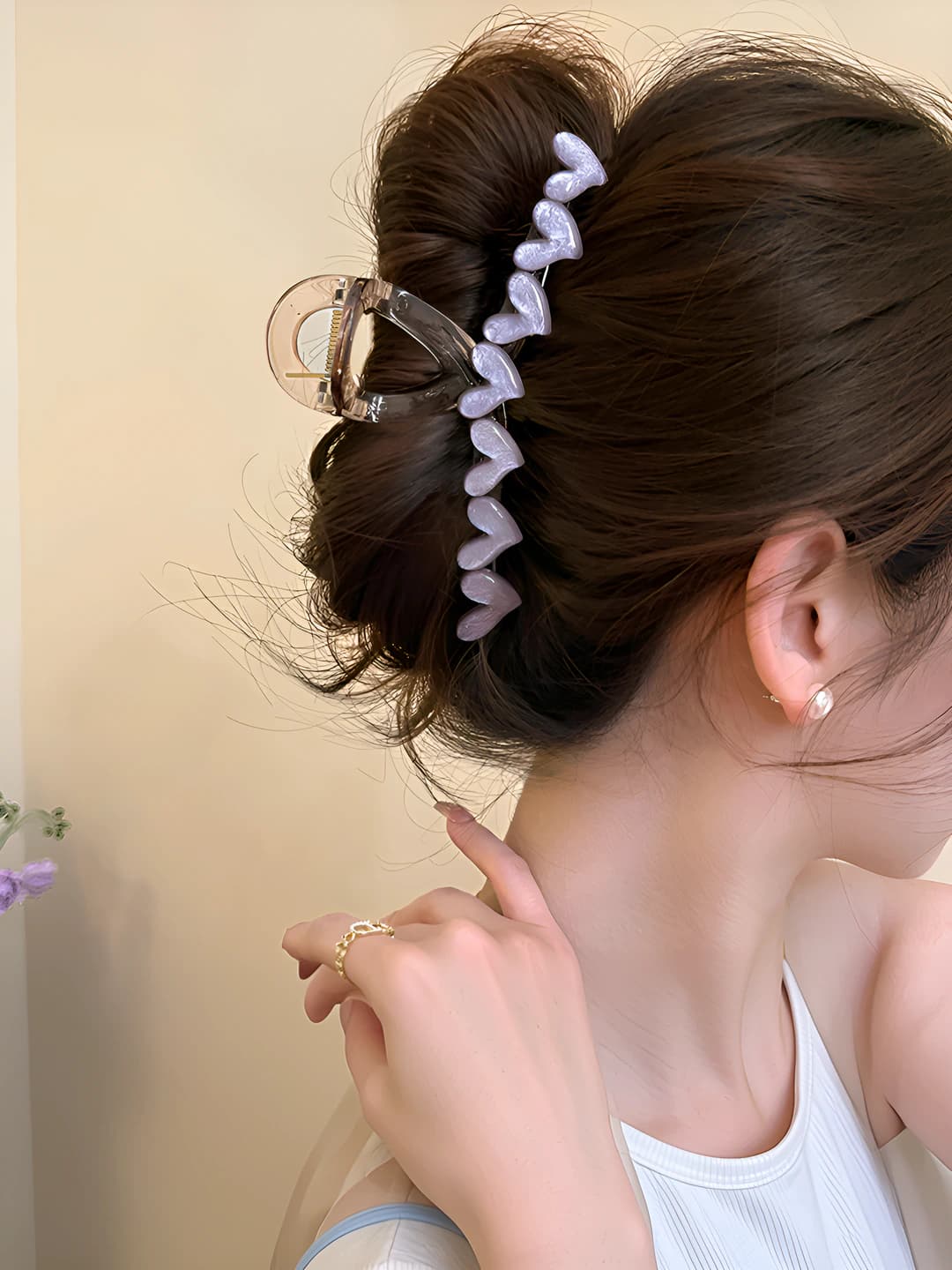 4# Фиолетовое сердце 13 см