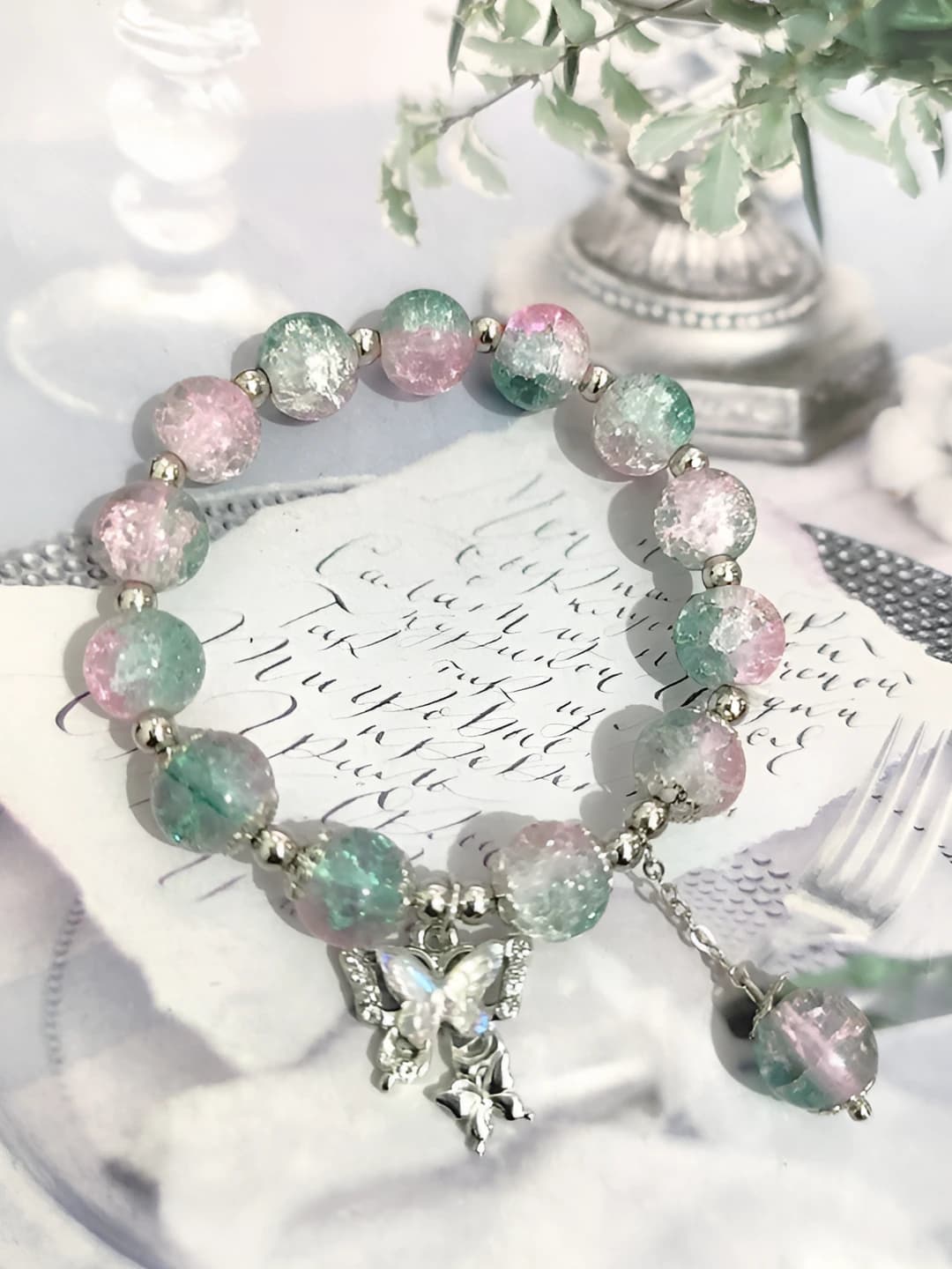 Pink & green