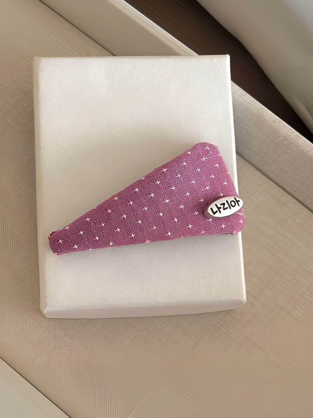 Purple hair clip