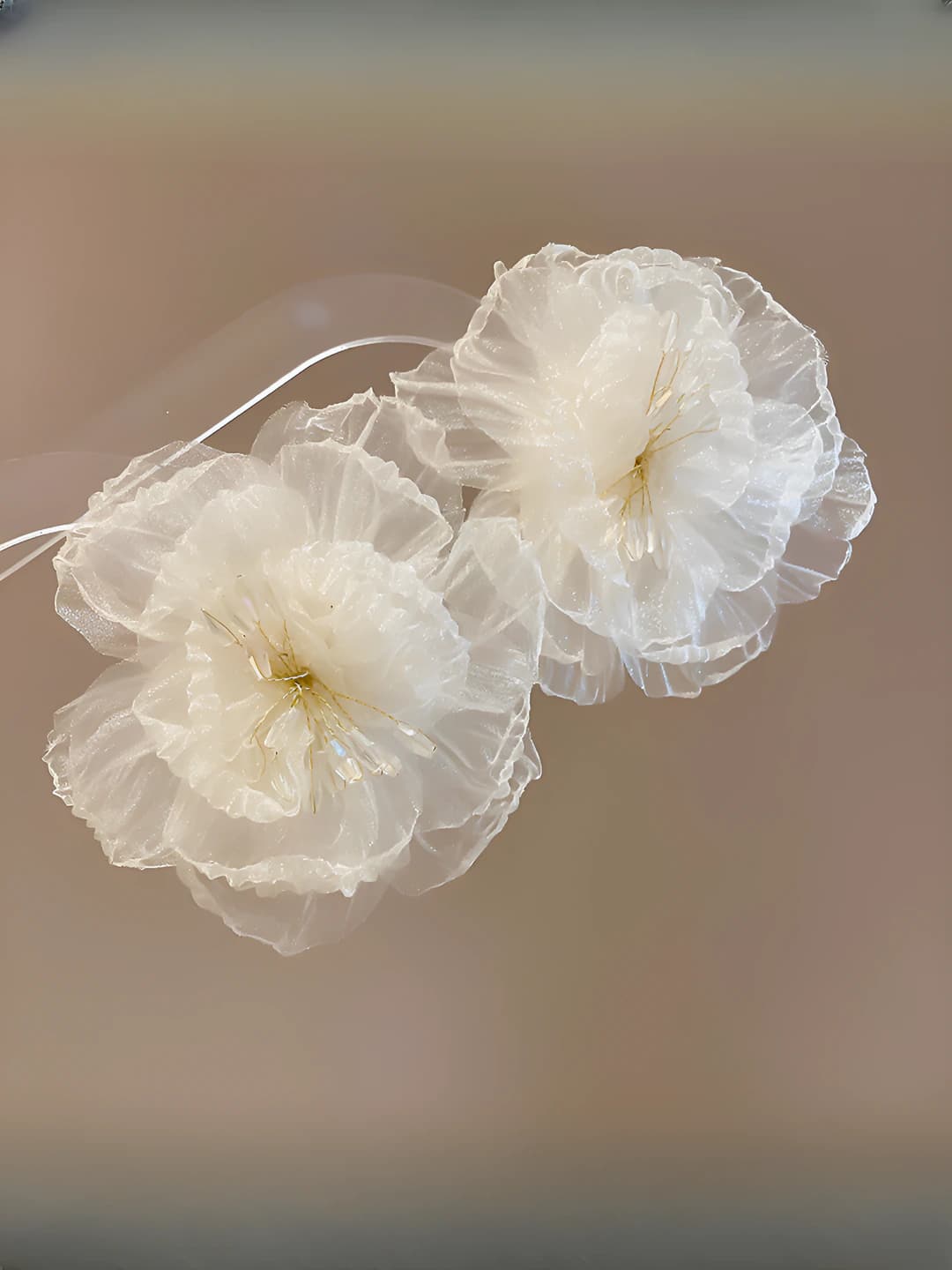 174# Silver - White flower