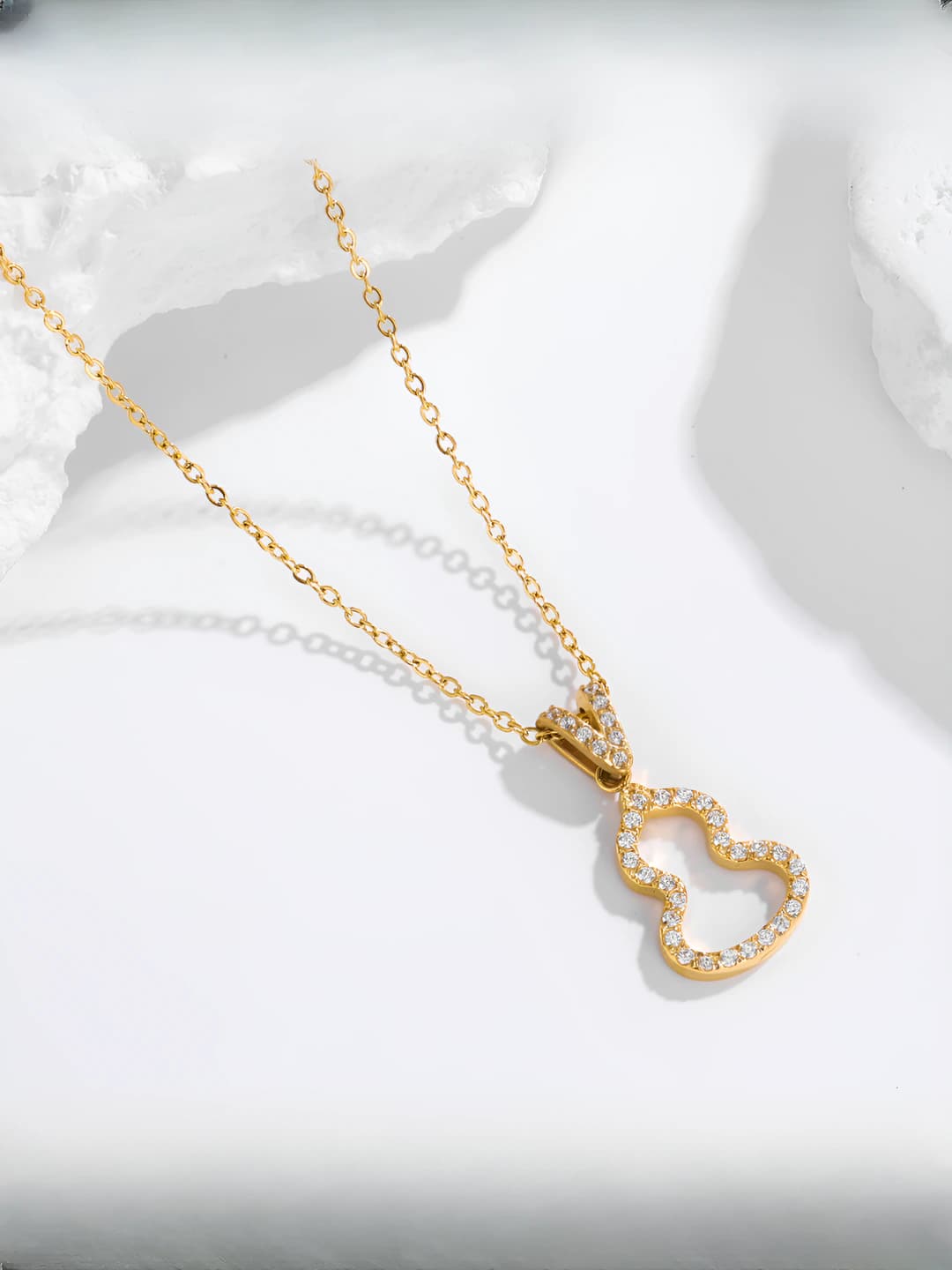 Gourd-shaped necklace