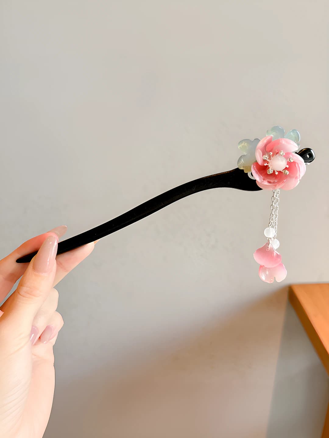 5# Peach blossom hairpin [18cm]