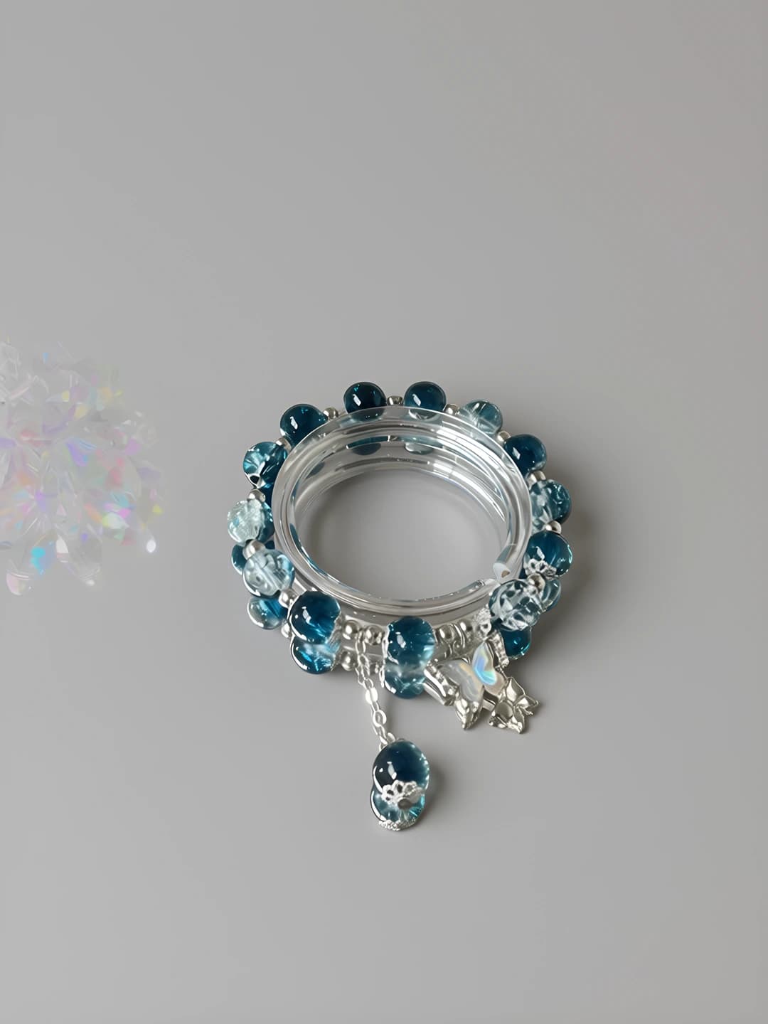 Blue butterfly bracelet