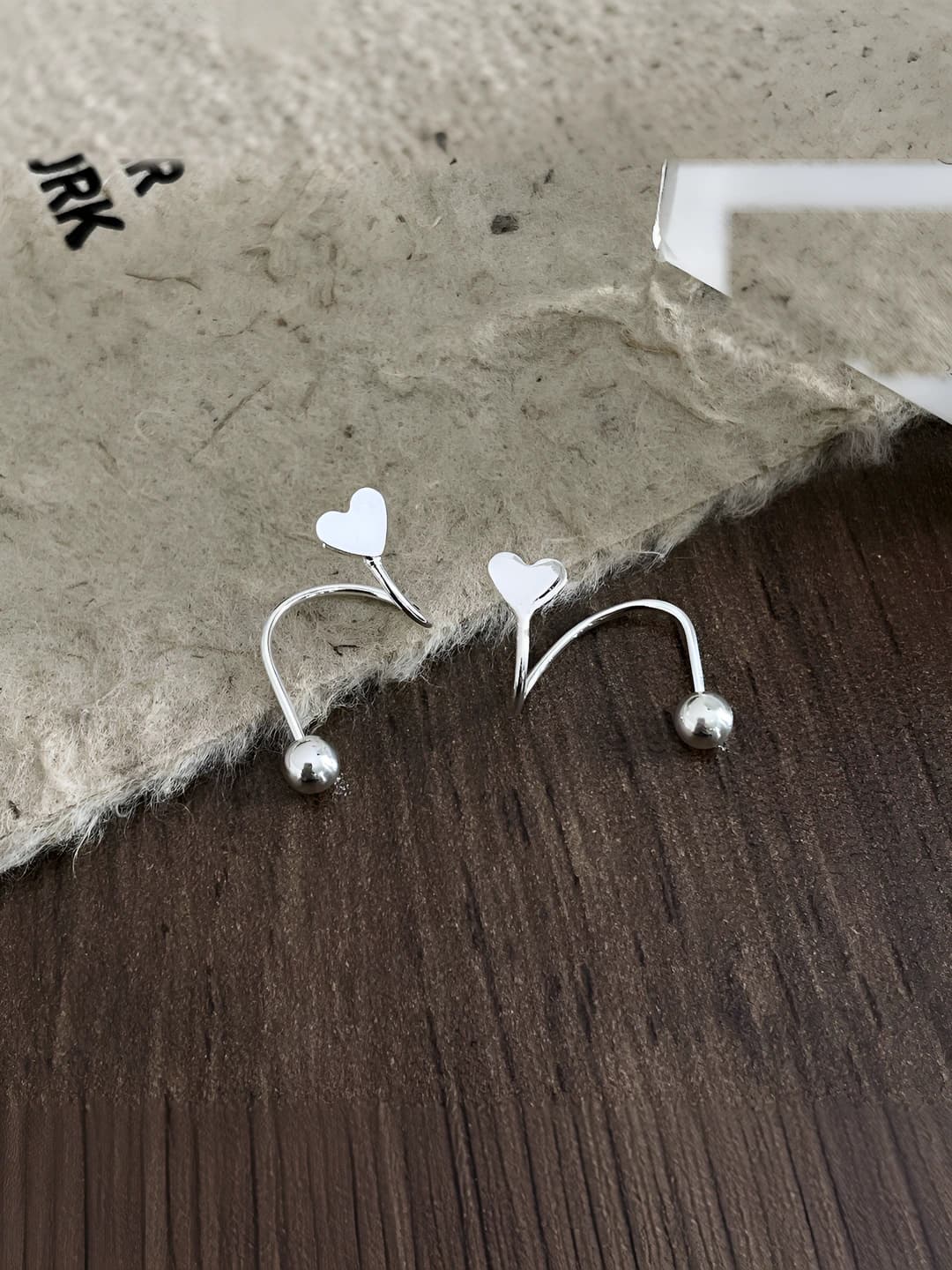 2# Heart earrings