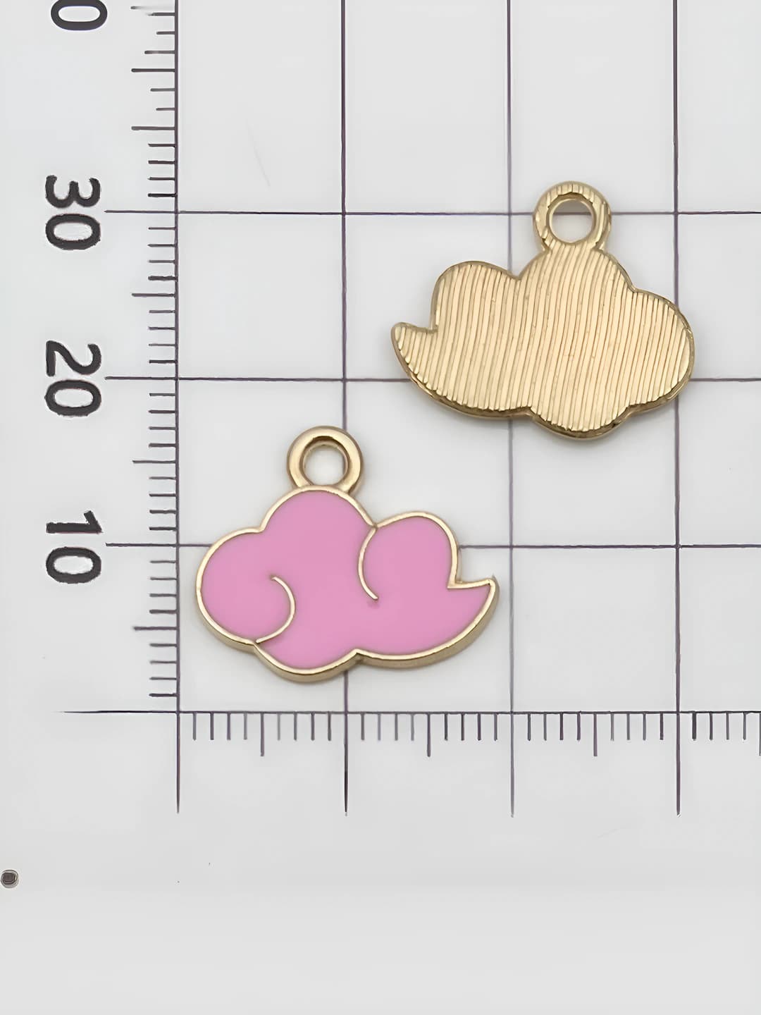 1 pc Pink cloud 18x15mm-1g