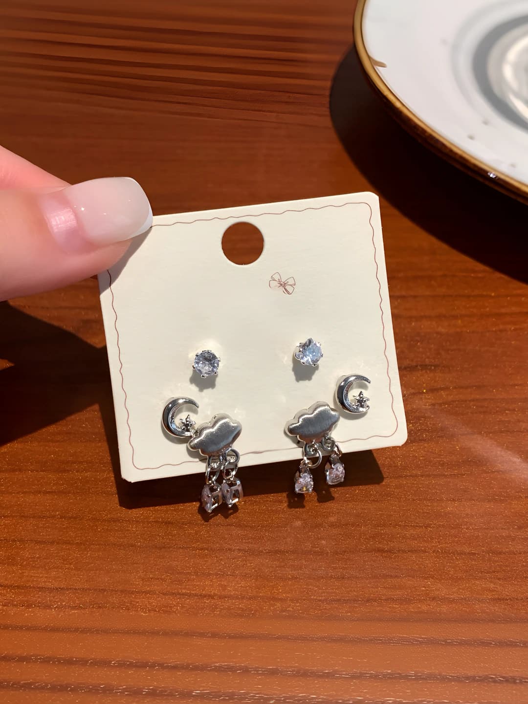 Silver cloud set, brushed