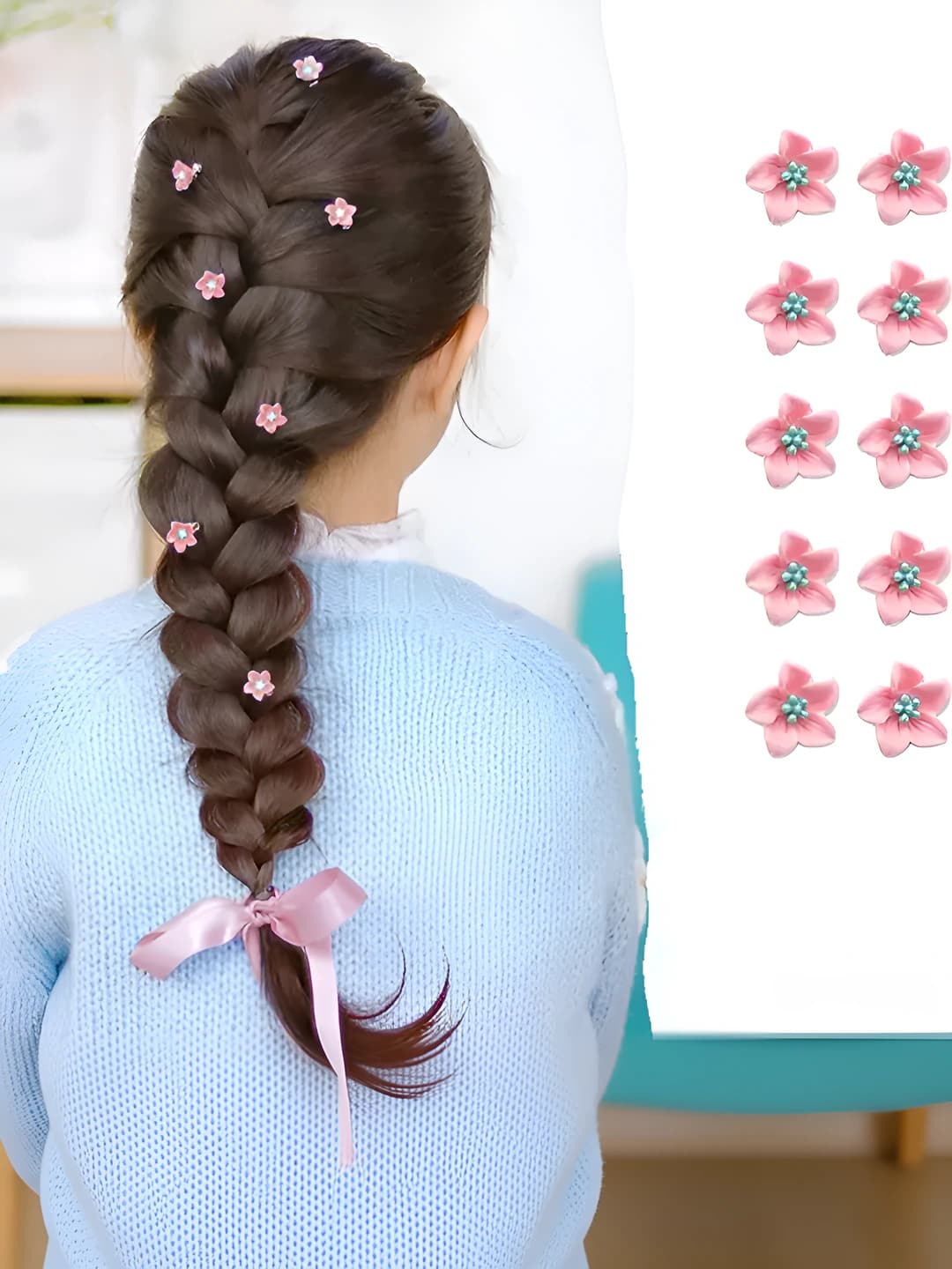 8# Lily pink 10 pcs 1.5 cm