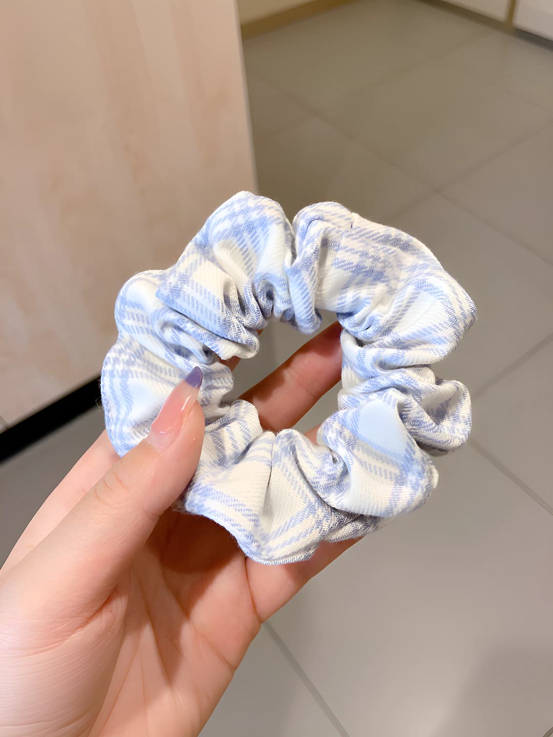25# Белый с синей сеткой @10cm