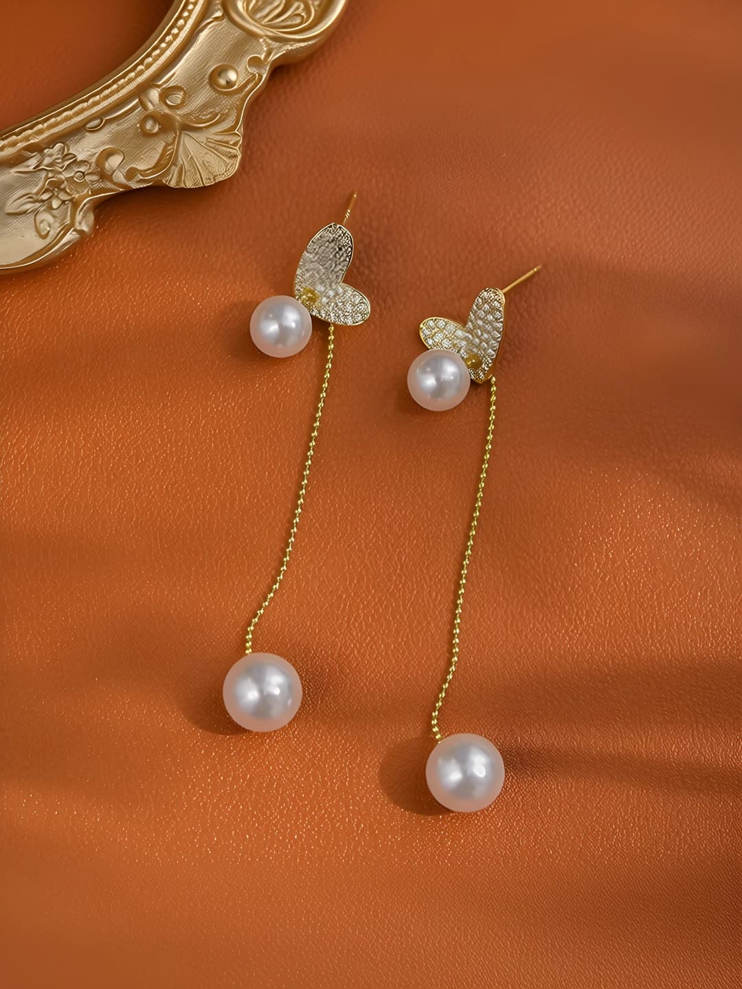Women's heart-shaped earrings with geometric design, zirconia, 925 silver post, real gold plating, elegant and romantic