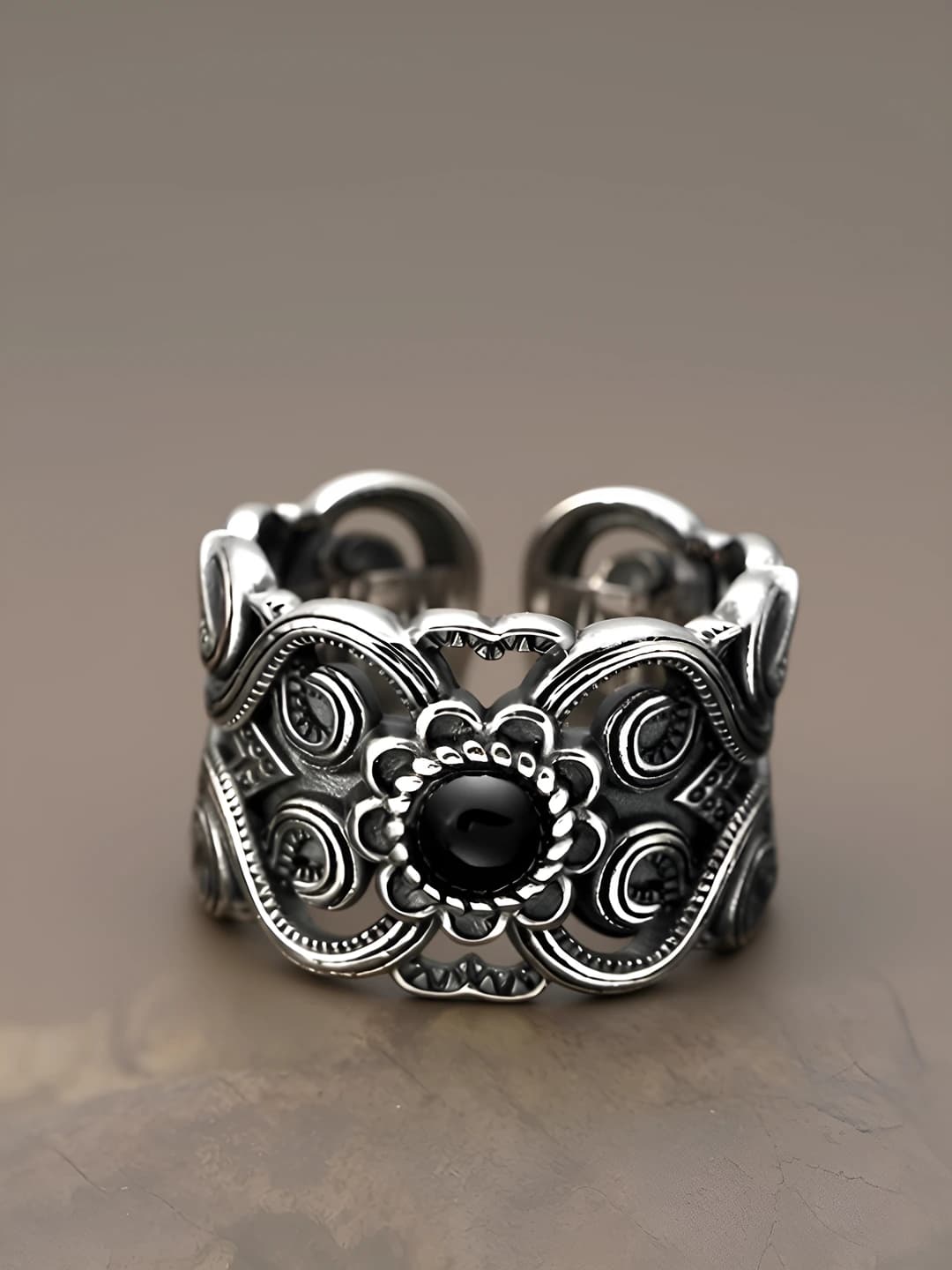 Adjustable open ring H339