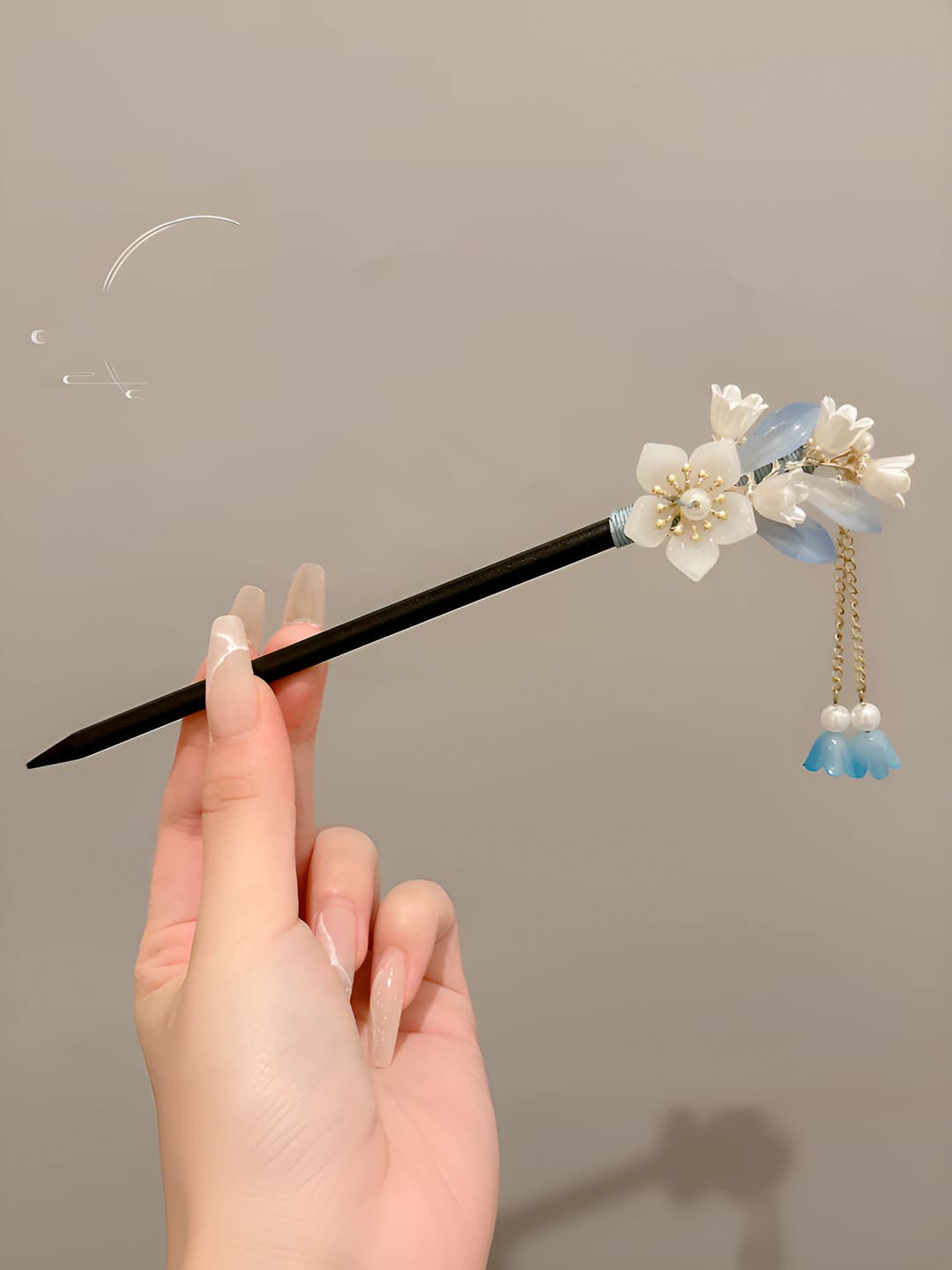 1# Blue leaf flowers