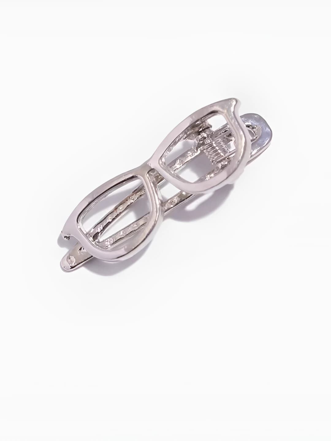 Silver glasses clip