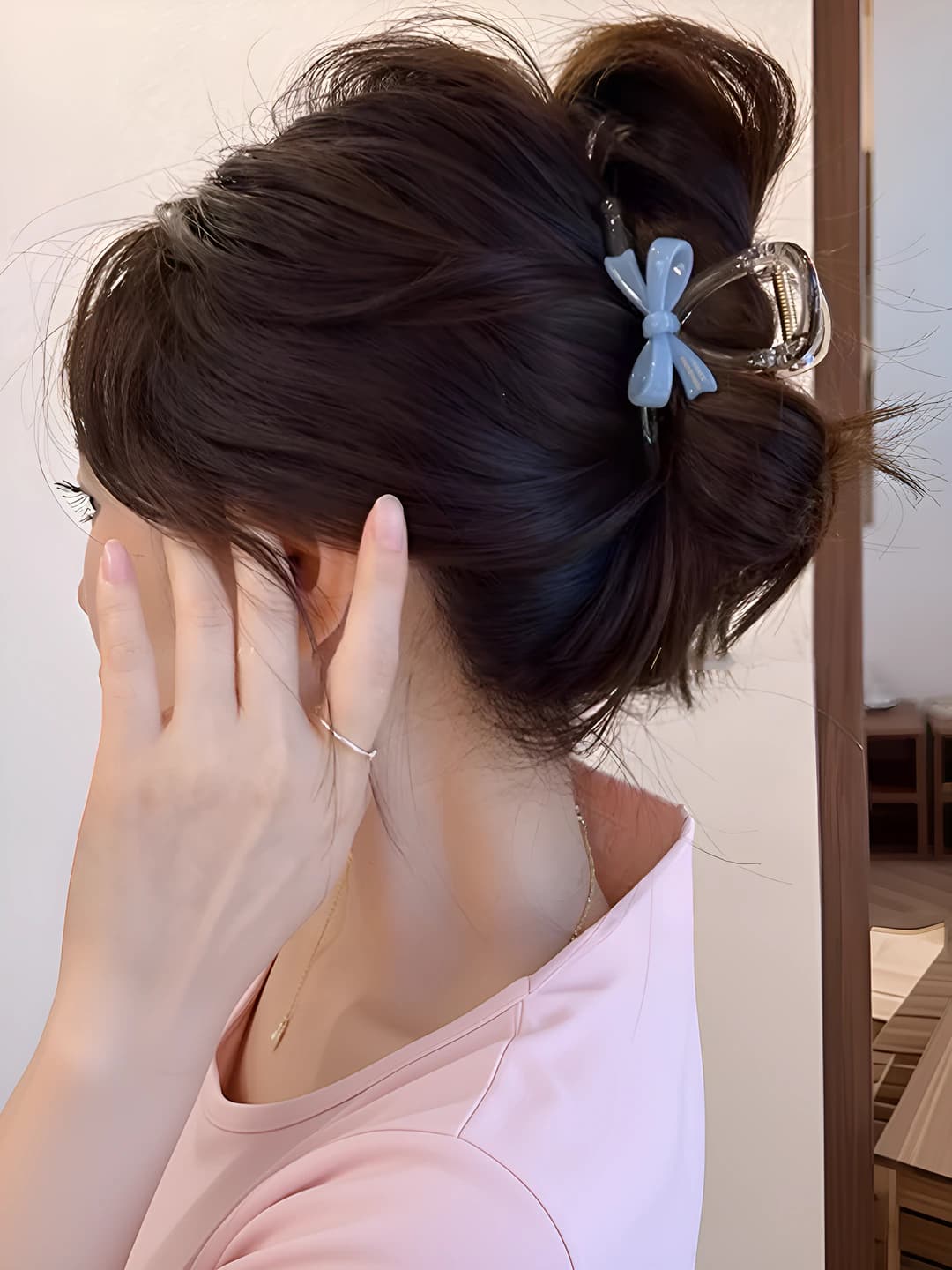 Blue ribbon 8 cm