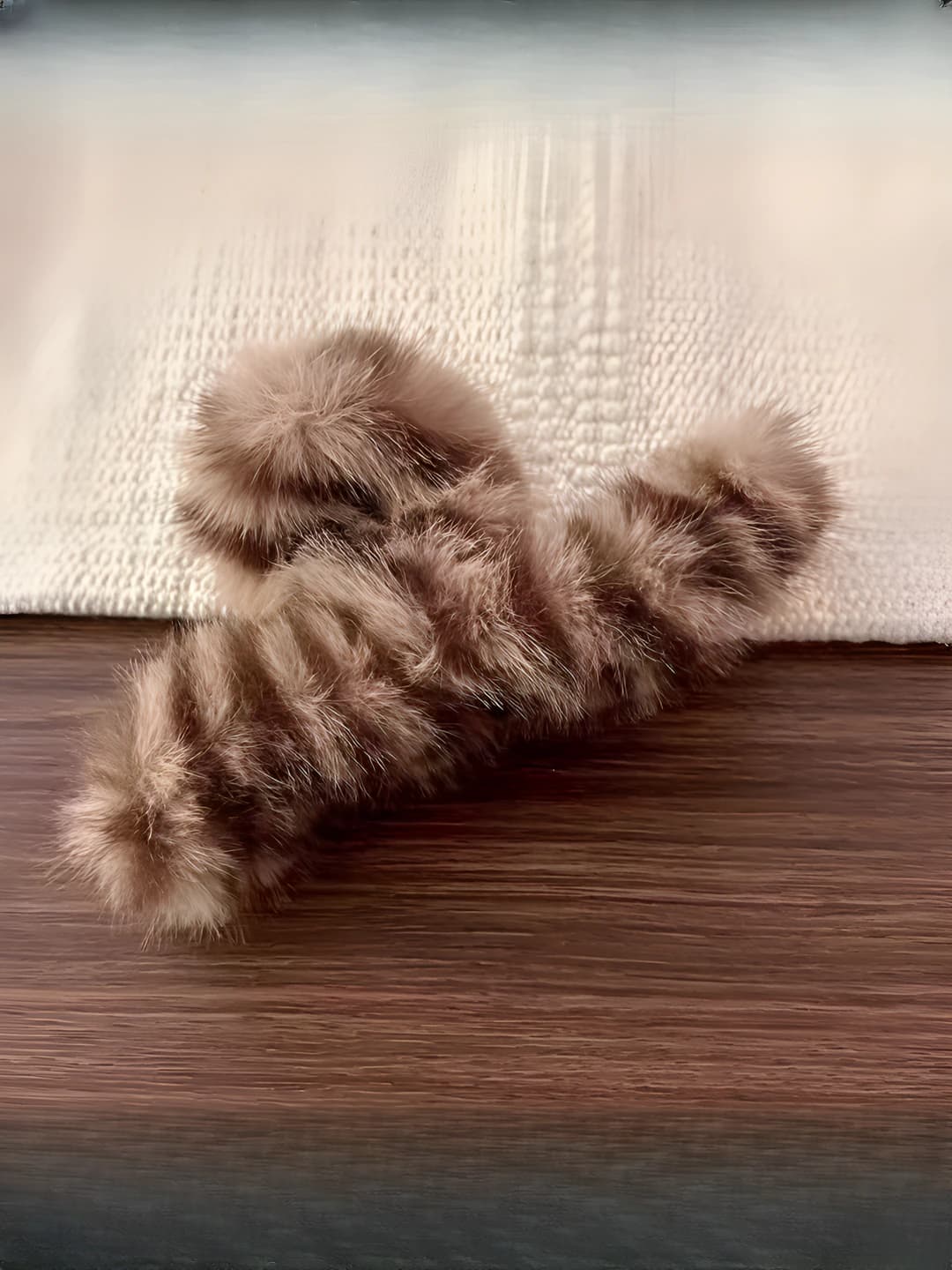 Кофейный полосатый леопард
