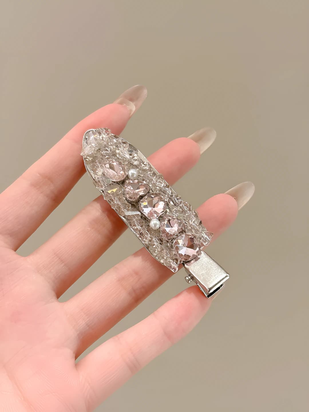Pink crystal, 6.8 cm