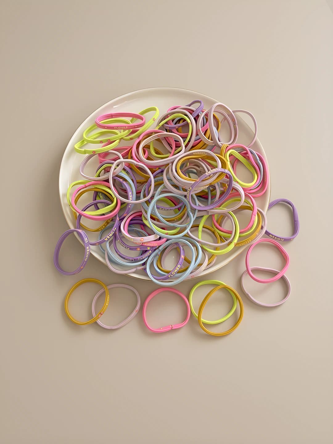 Rang-barang tekis ip, katta gullar, 100 dona
