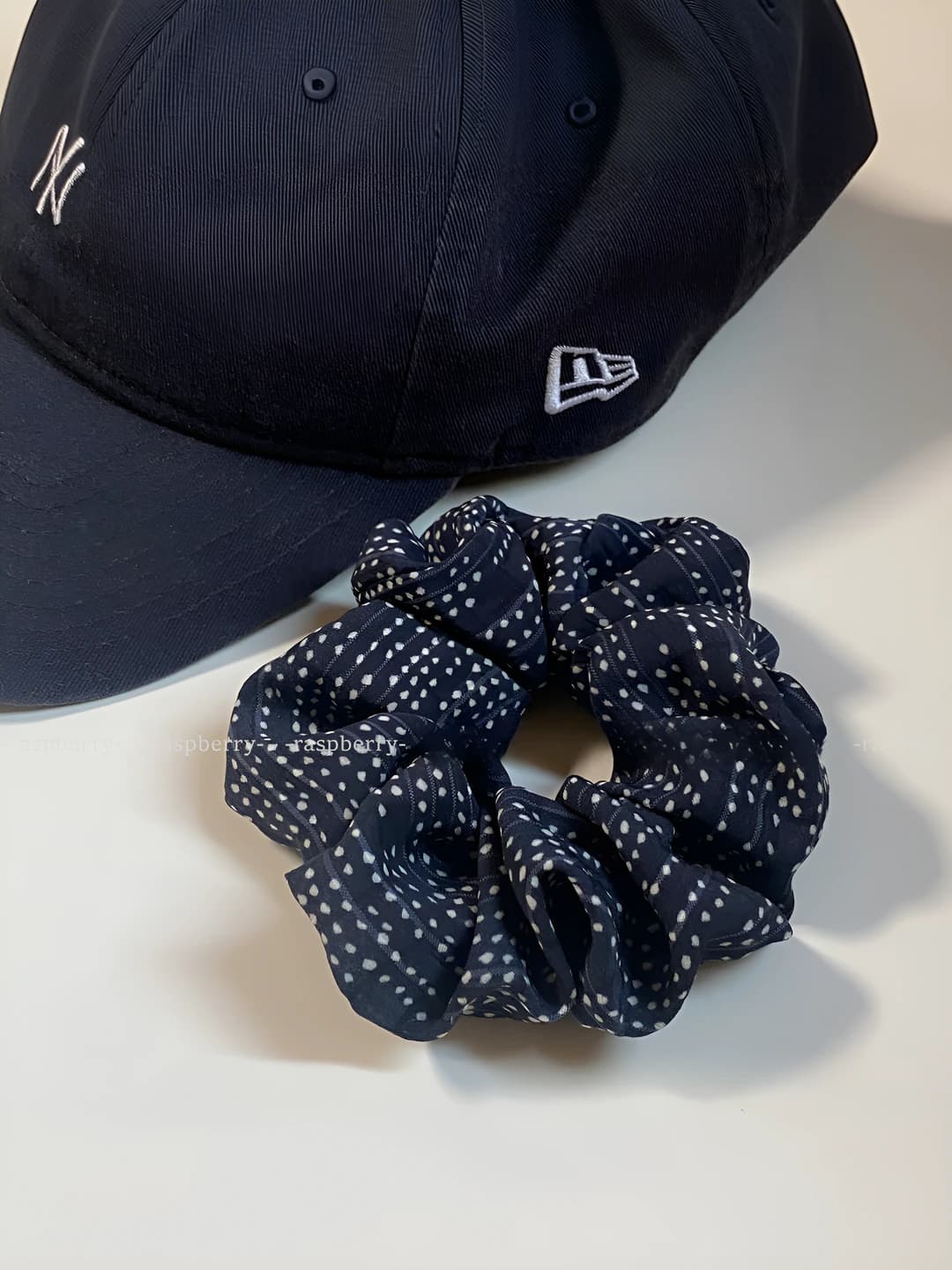 1# Blue, polka dot