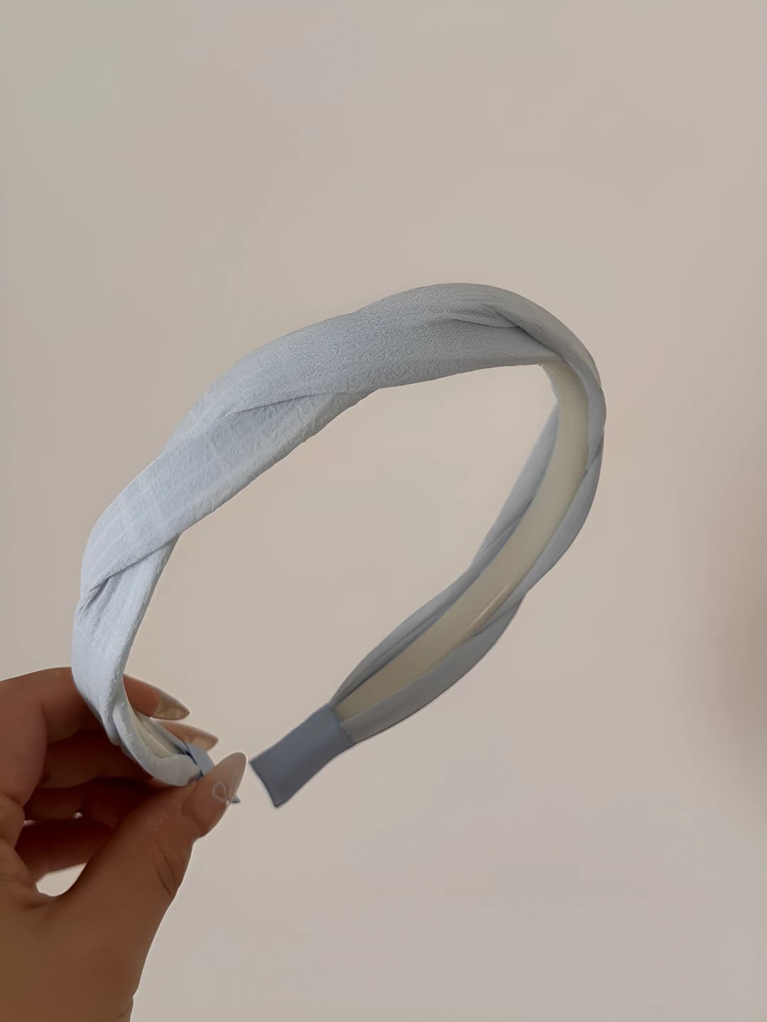 Simple twisted headband - Blue